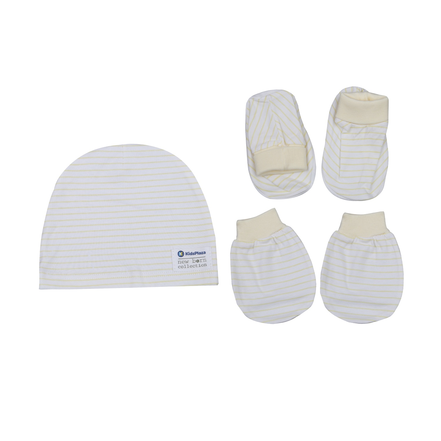 Set mũ và bao tay chân KidsPlaza BA21 (Vàng) hình 1