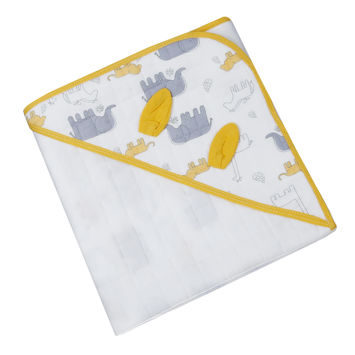 Chăn ủ sơ sinh xốp bông tai thỏ AC22 (Màu ngẫu nhiên) hình 4