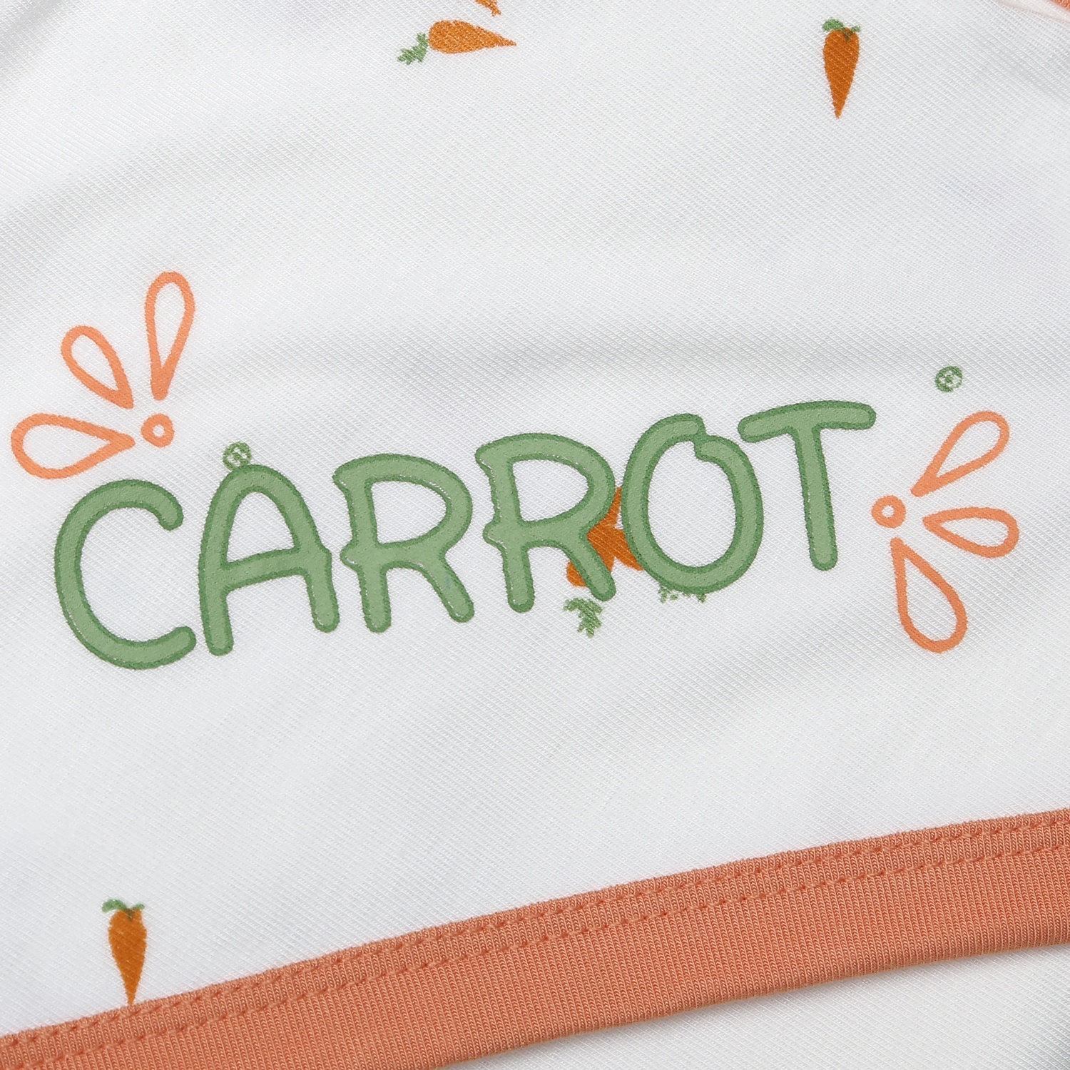 Chăn ủ cho bé KidsPlaza Otis in cà rốt ND23T (Trắng cam) hình 2