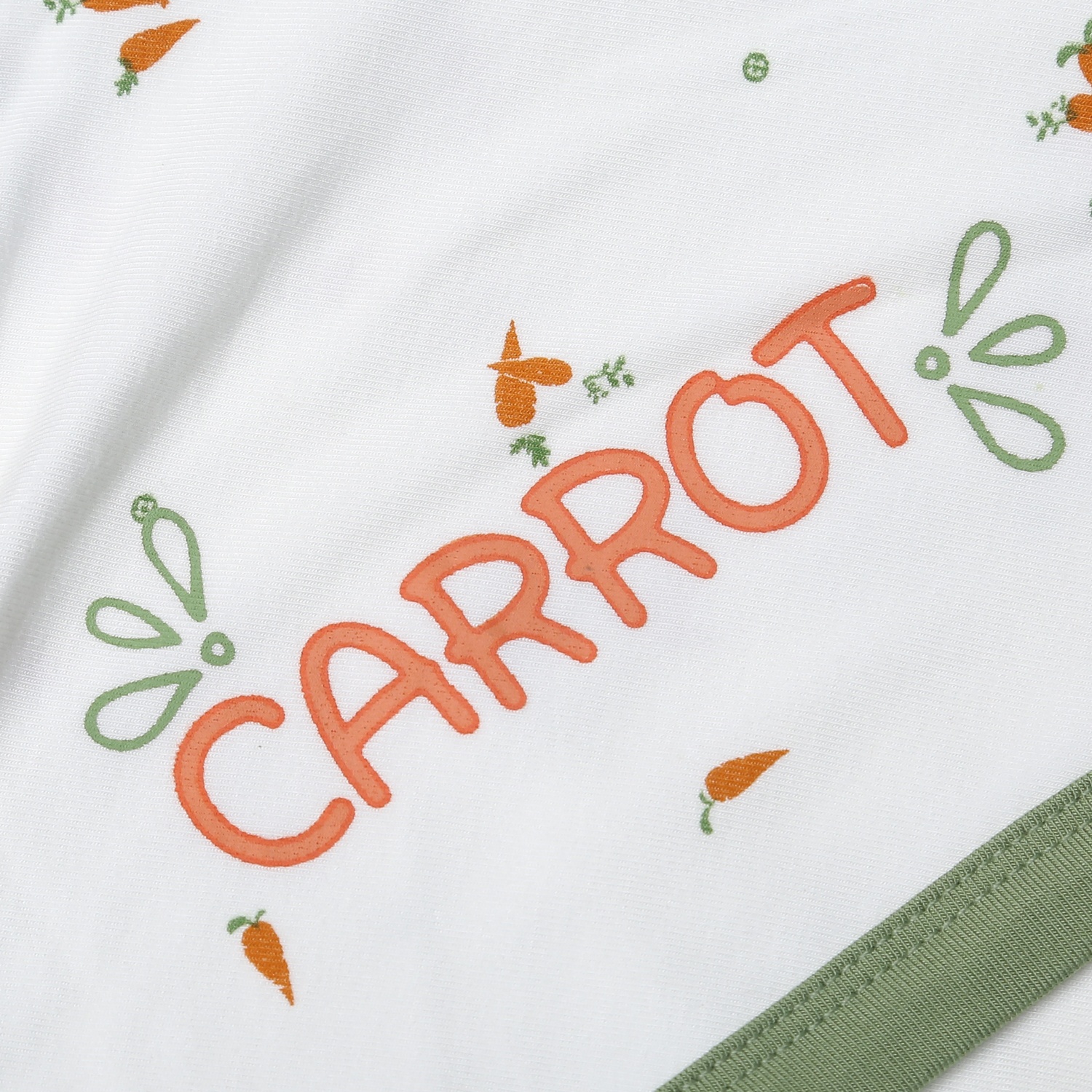 Chăn ủ cho bé KidsPlaza Otis in cà rốt ND23T (Trắng xanh) hình 2