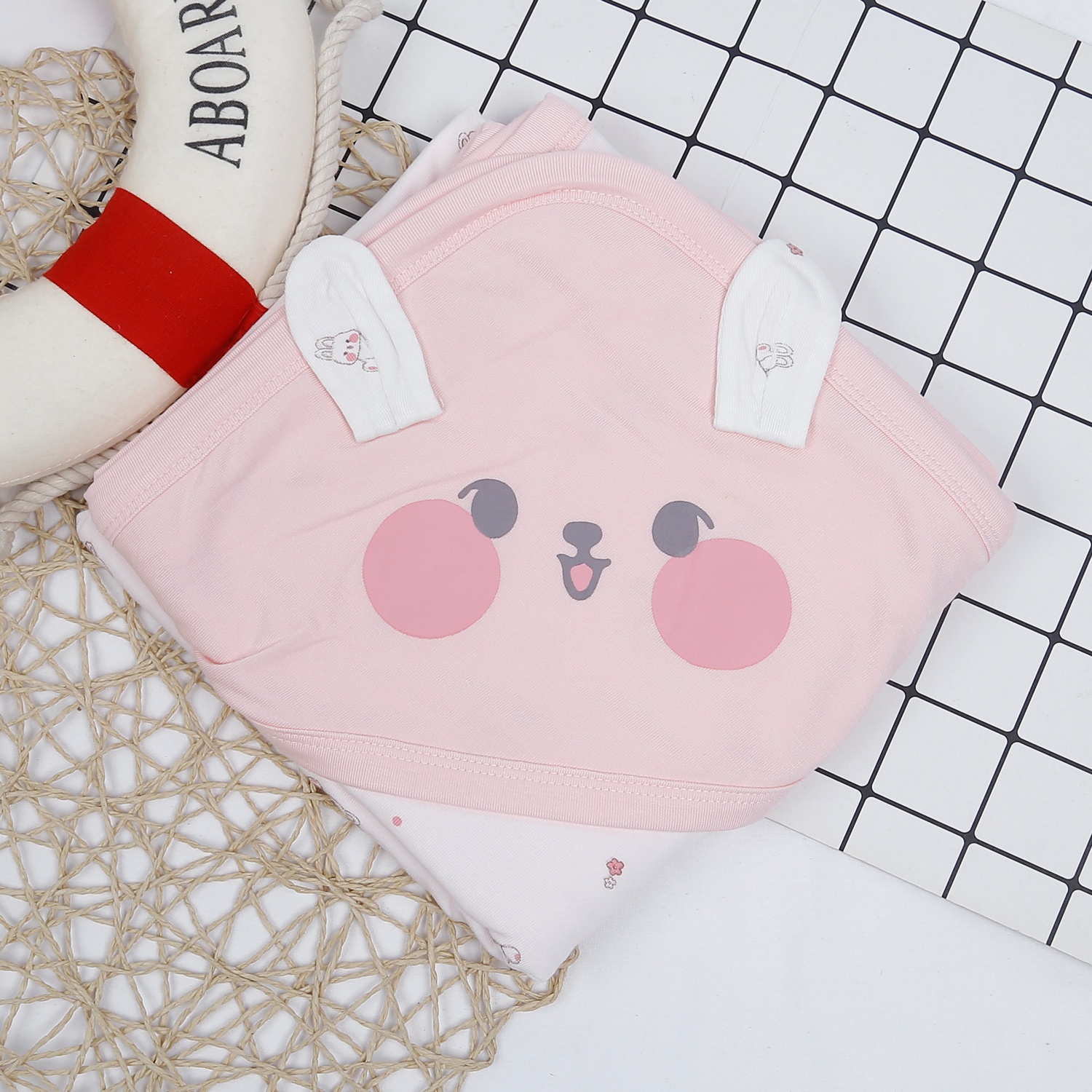 Chăn ủ cho bé KidsPlaza Otis ND23T (Trắng hồng) hình 1