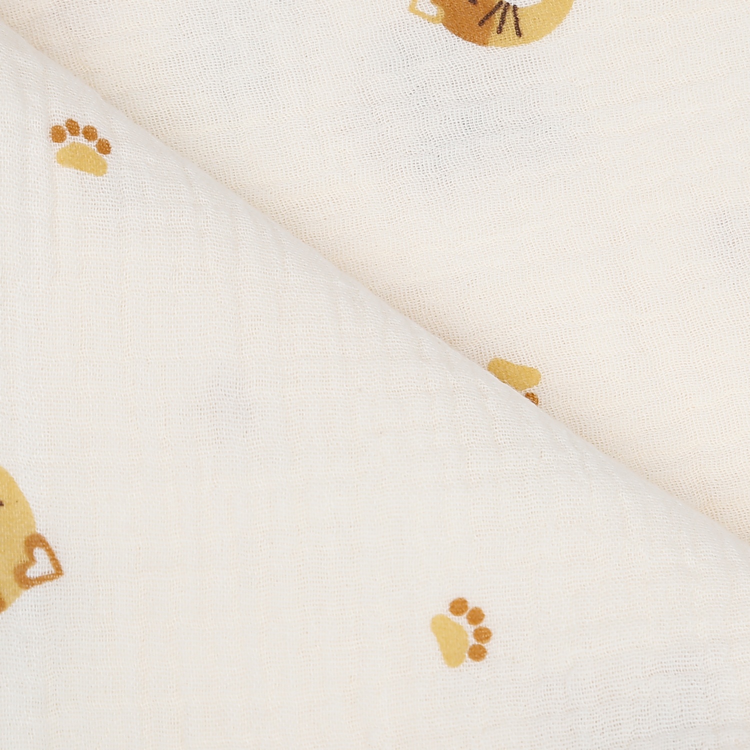 Chăn ủ KidsPlaza Muslin có mũ hình mèo PG23 hình 3