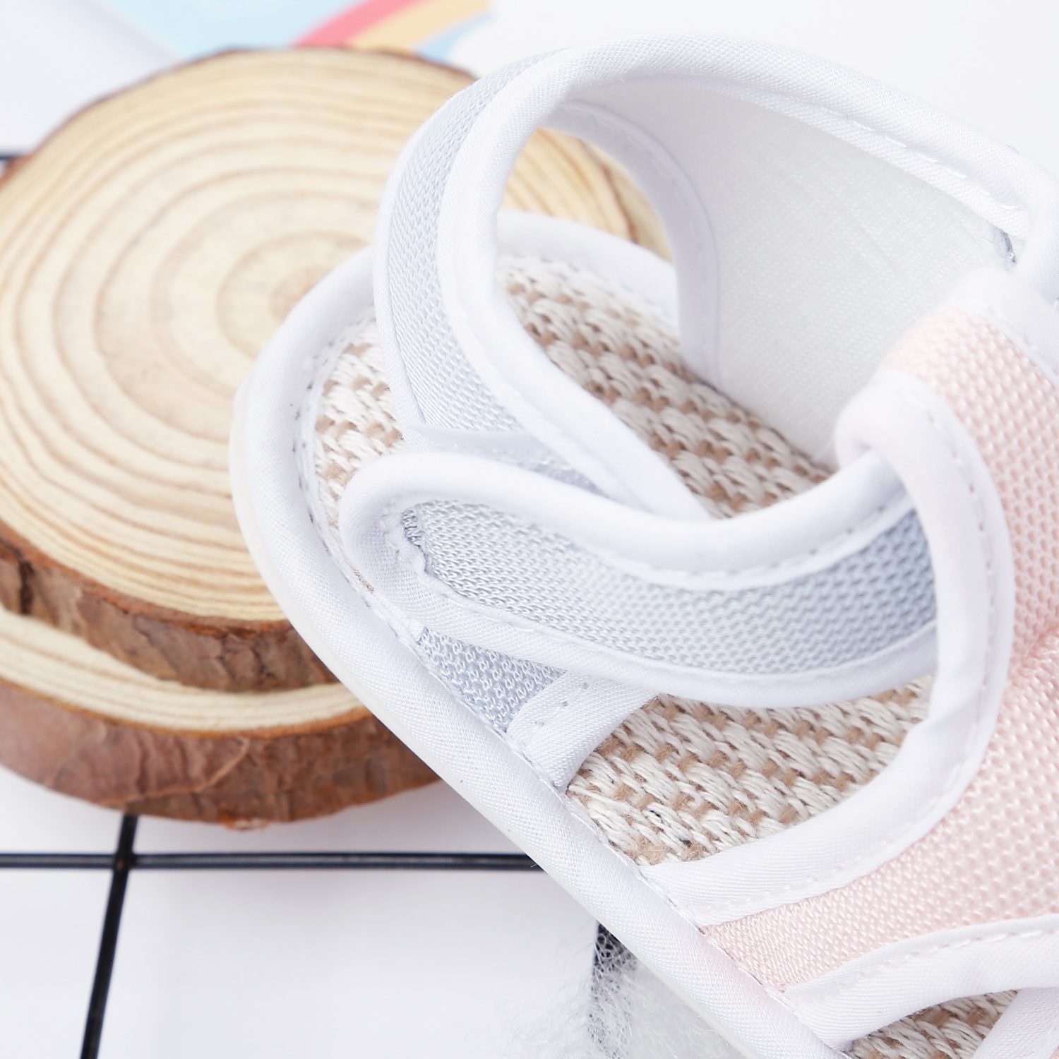 Dép sandal tập đi Aiyinmei hình ngôi nhà 23K-SD6 (Cam nhạt) hình 3