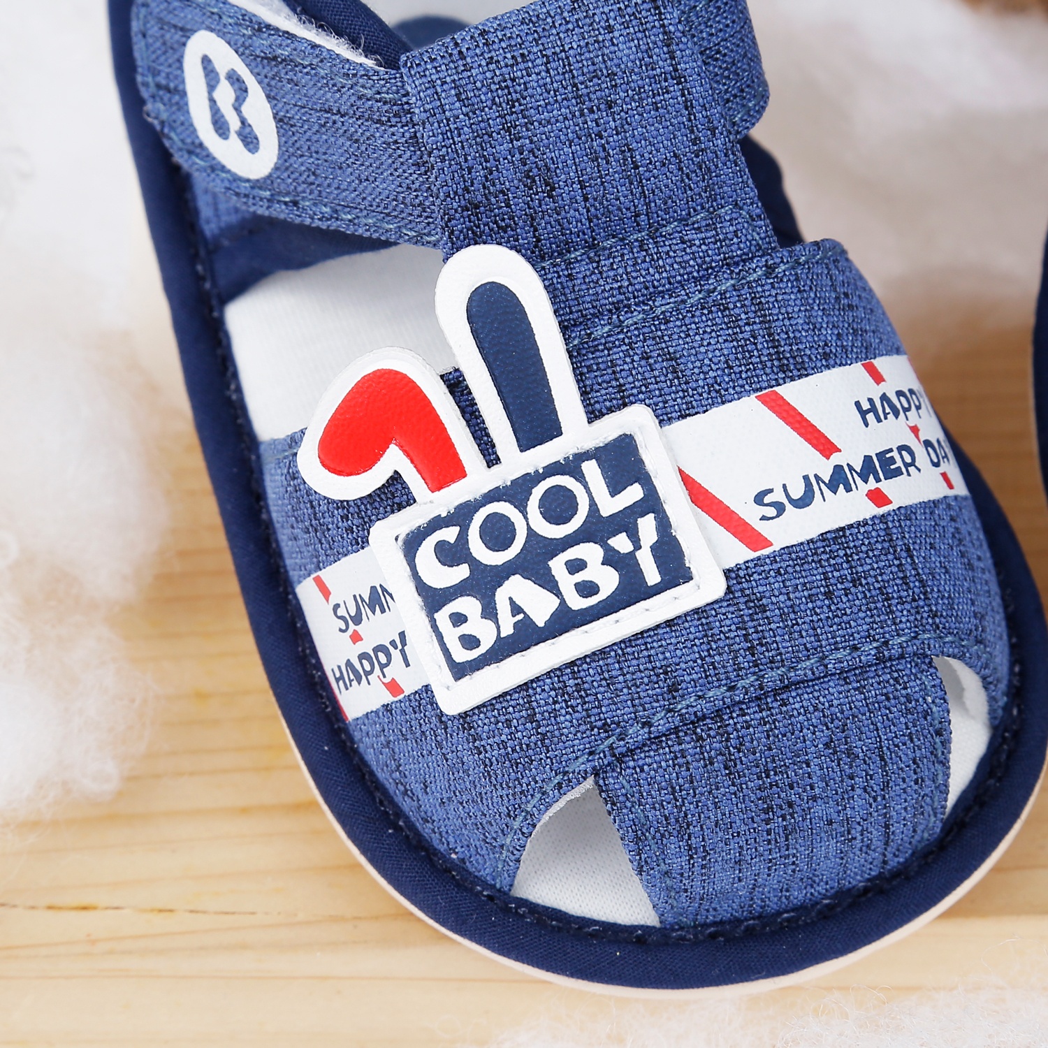 Dép sandal tập đi KidsPlaza Coolbaby 23K-S6 (Xanh) hình 3