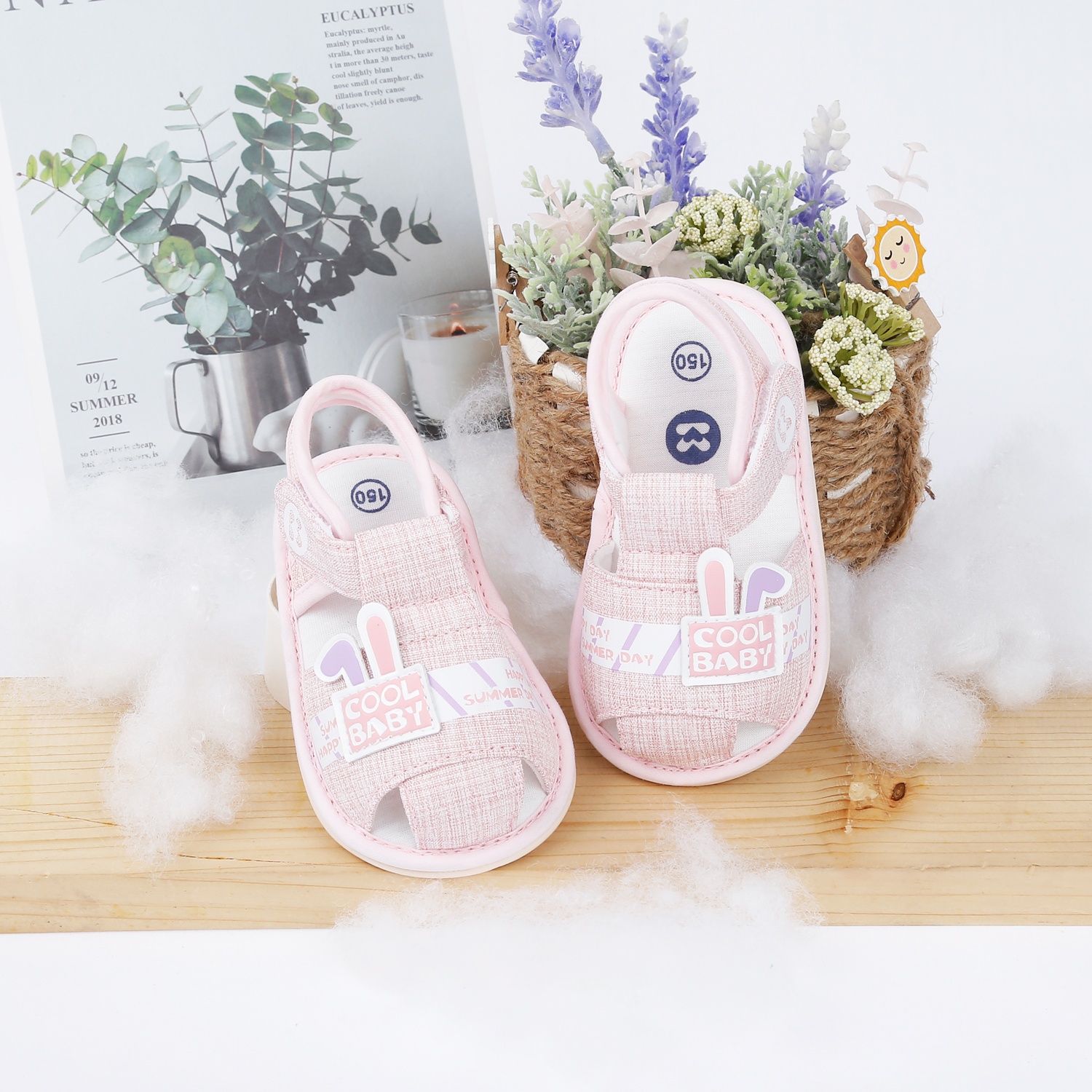 Dép sandal tập đi KidsPlaza Coolbaby 23K-S6 (Hồng) hình 1