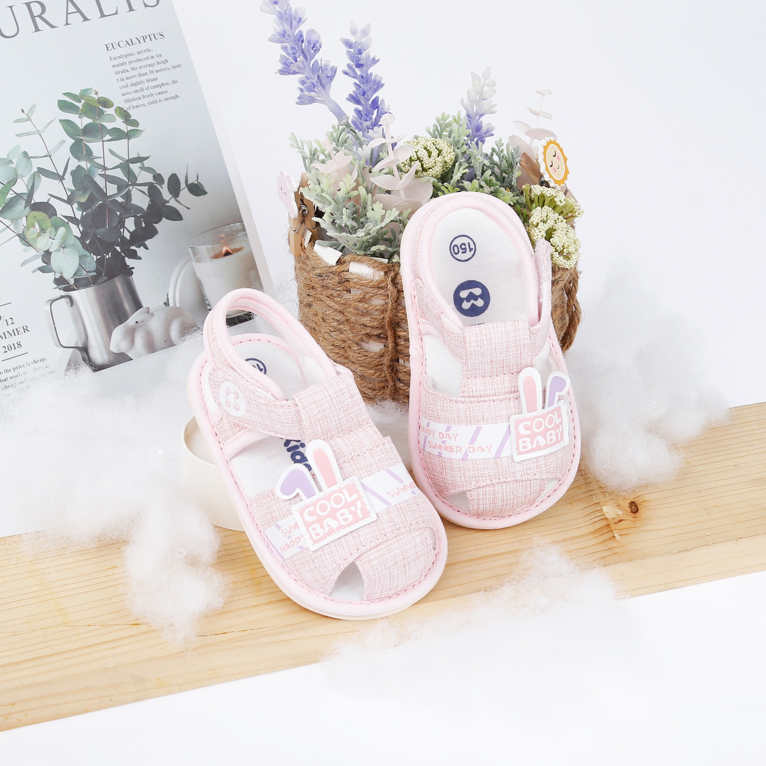 Dép sandal tập đi KidsPlaza Coolbaby 23K-S6 (Hồng)