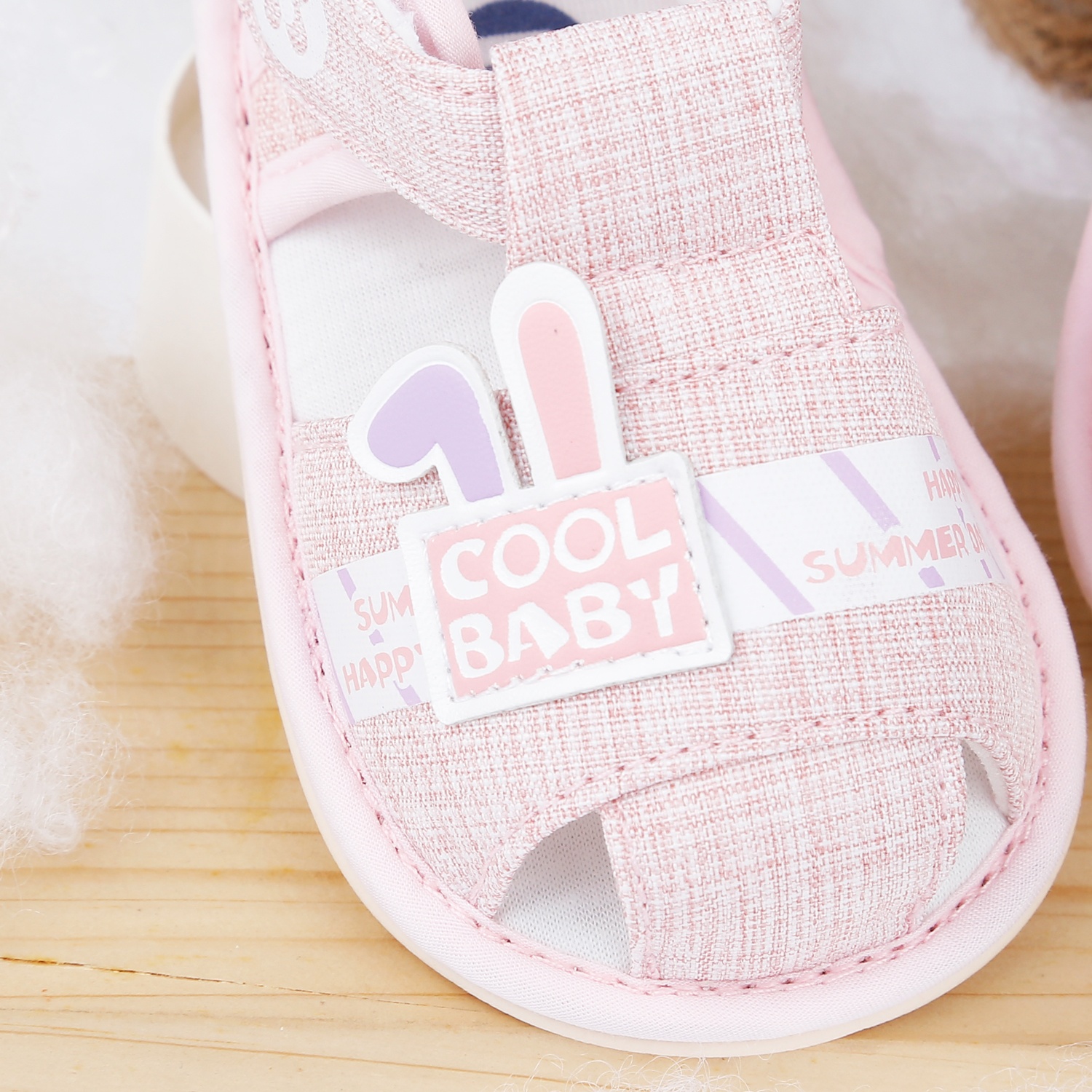 Dép sandal tập đi KidsPlaza Coolbaby 23K-S6 (Hồng) hình 3