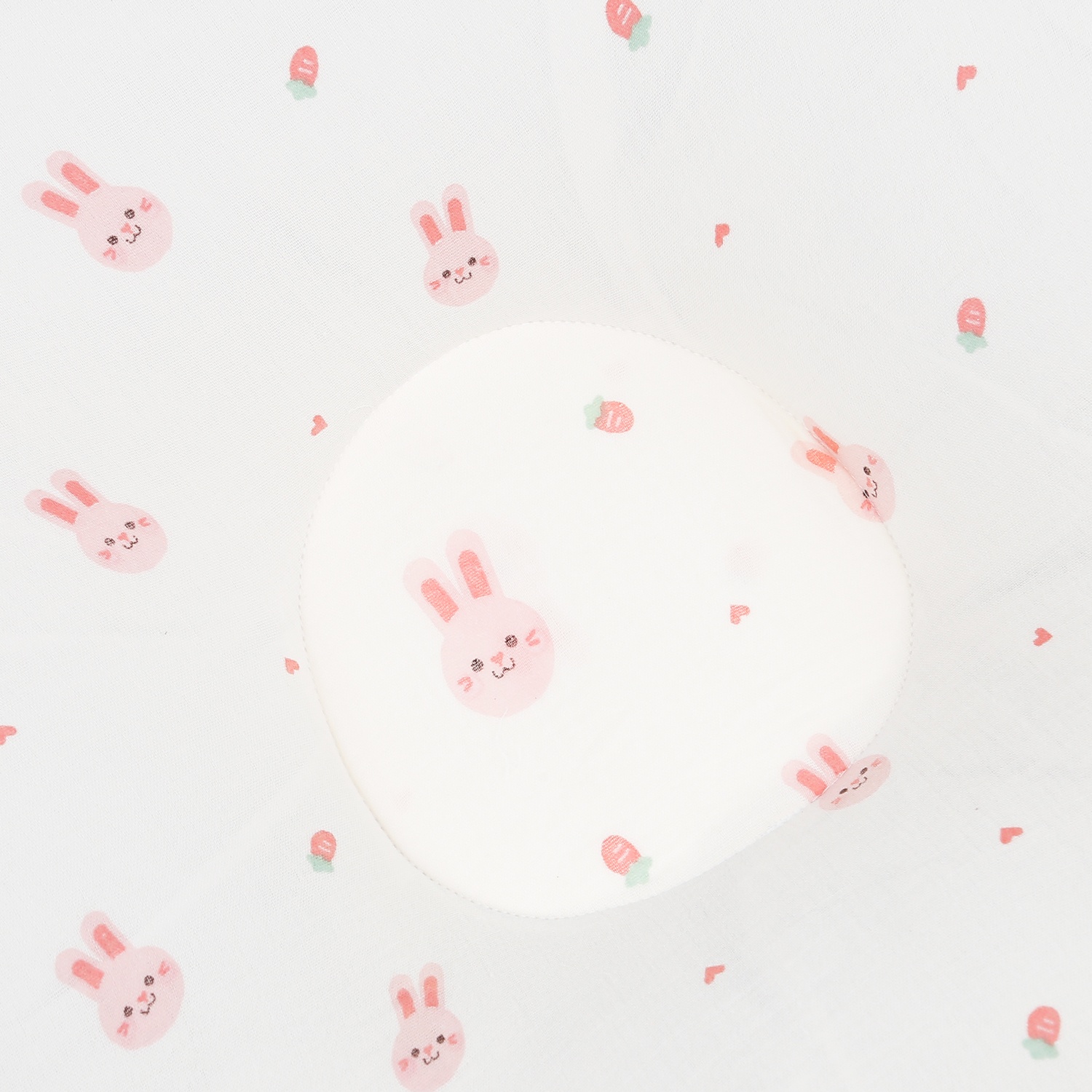 Gối chống trào KidsPlaza Muslin họa tiết con thỏ PG23 hình 2