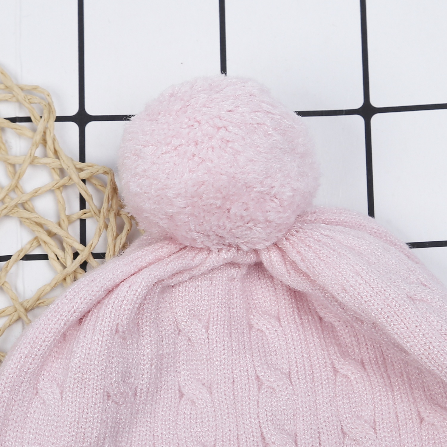 Mũ len bé gái KidsPlaza ND23D (Hồng xoan) hình 3