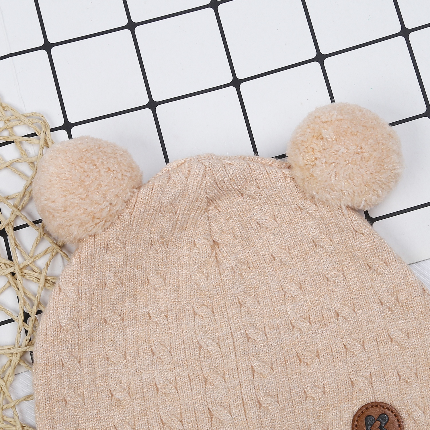 Mũ len bé trai KidsPlaza ND23D (Be) hình 2