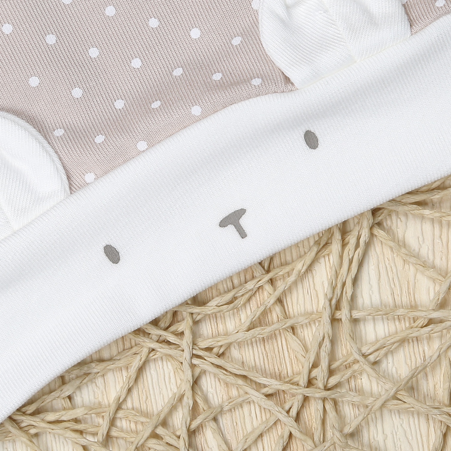 Mũ sơ sinh KidsPlaza Otis chấm bi ND23T (Be) hình 2