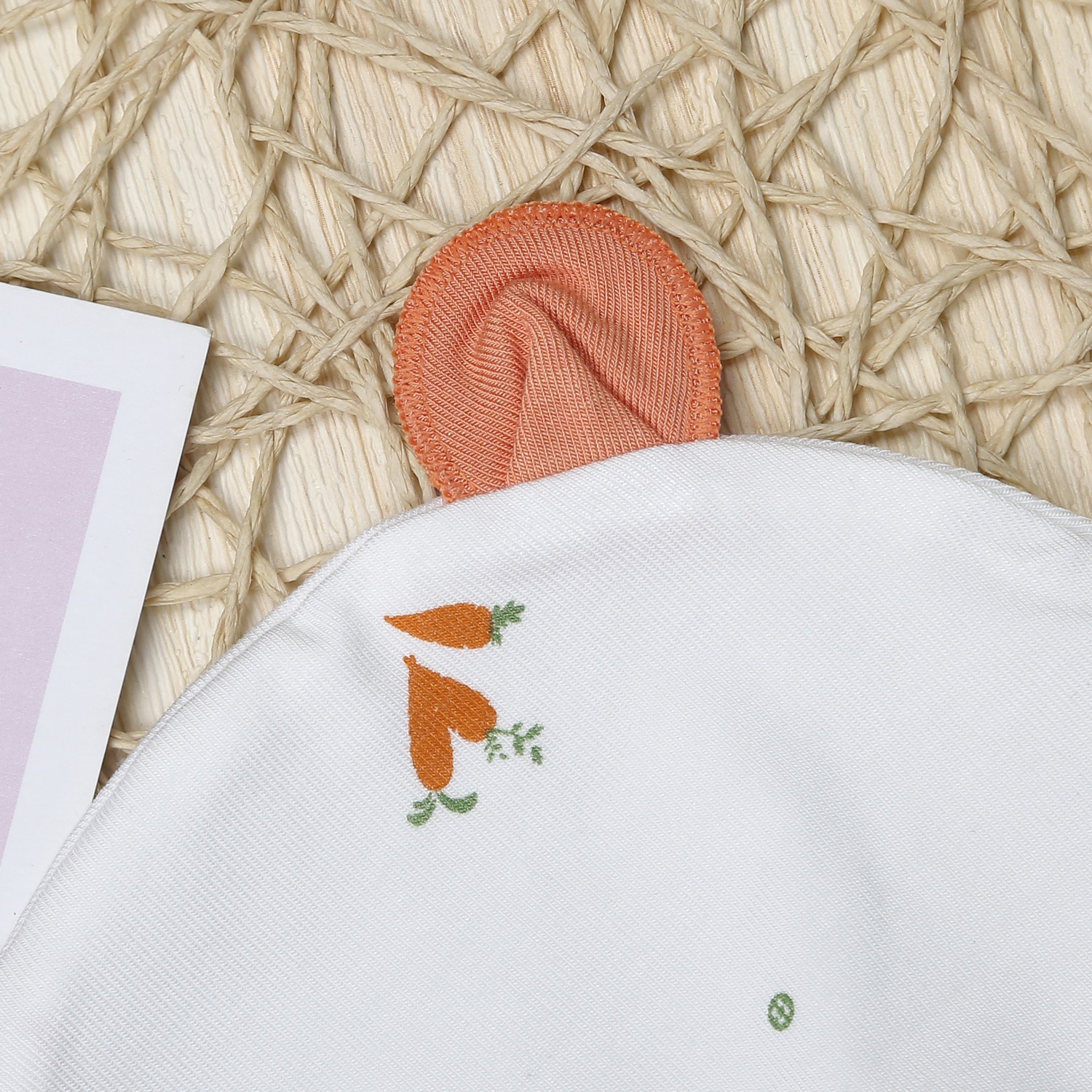 Mũ sơ sinh KidsPlaza Otis in cà rốt ND23T (Trắng cam)