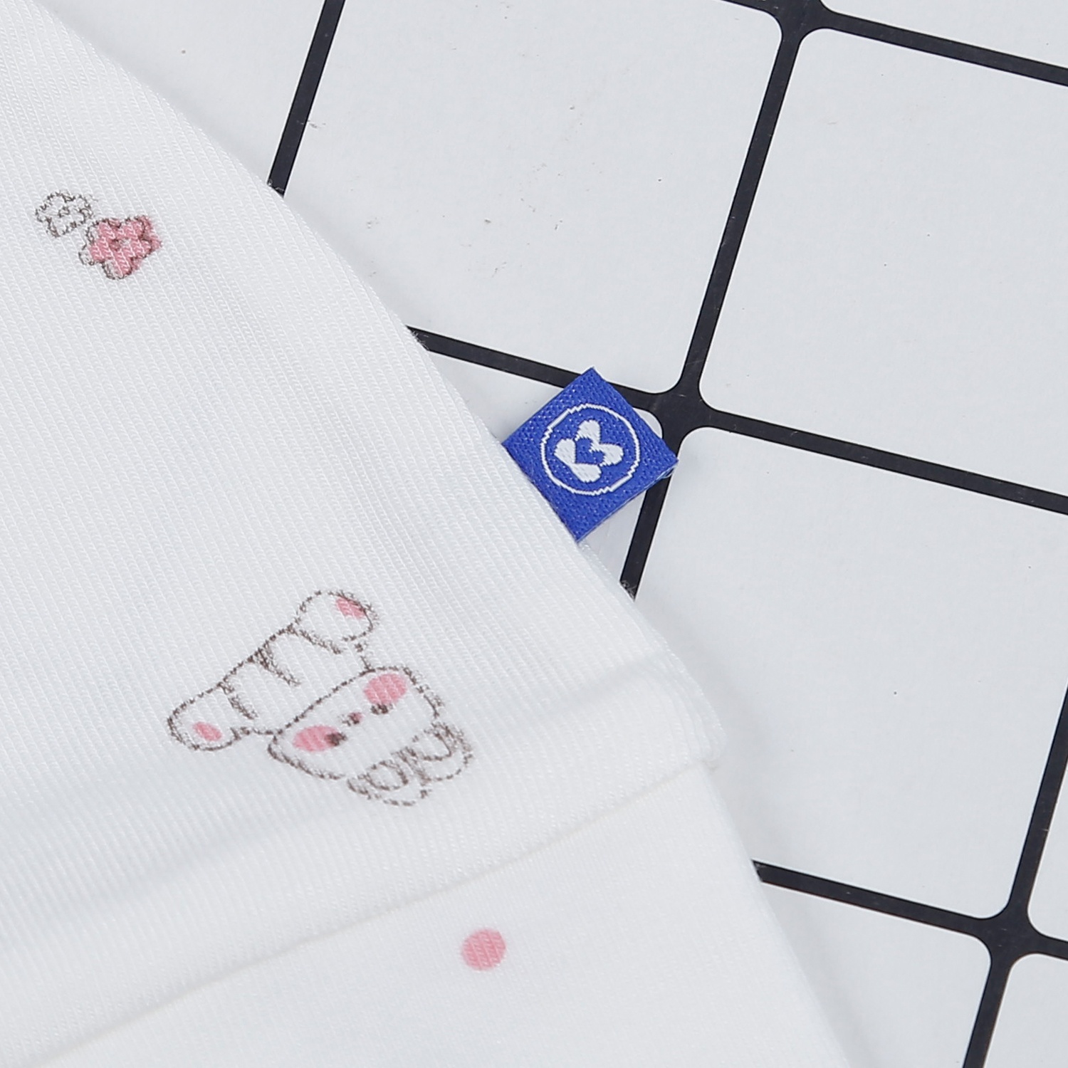 Mũ sơ sinh KidsPlaza Otis ND23T (Trắng hồng) hình 3