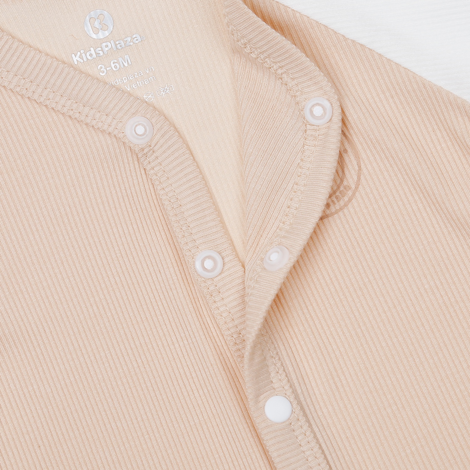 Bộ quần áo cộc tay cài giữa KidsPlaza Fresh air ND23H (Be)