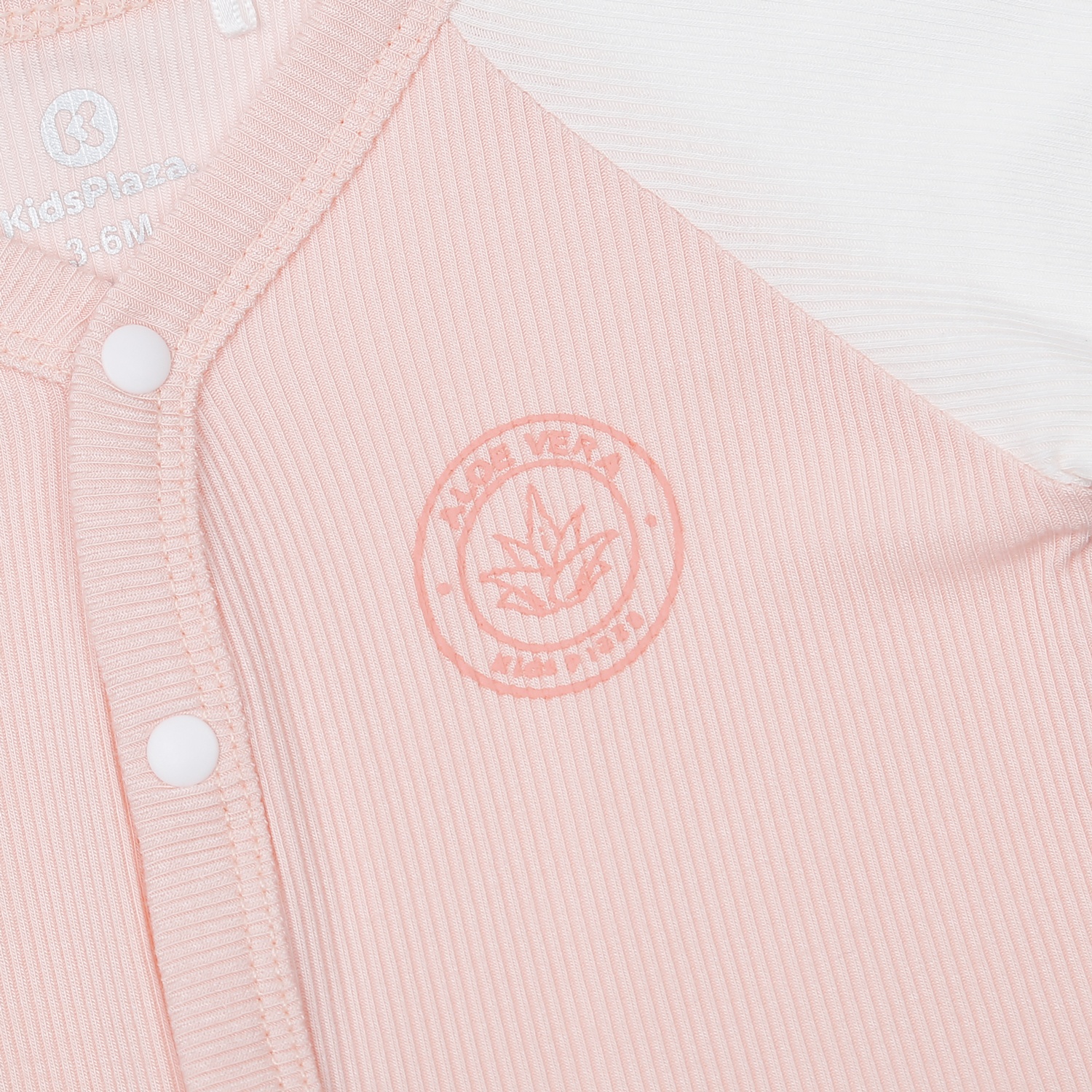 Bộ quần áo cộc tay cài giữa KidsPlaza Fresh air ND23H (Hồng)