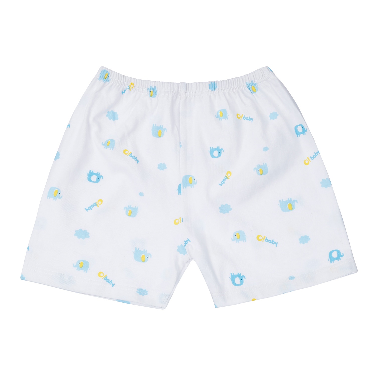 Bộ quần áo cộc tay cài giữa O!Baby in voi DN23 hình 5