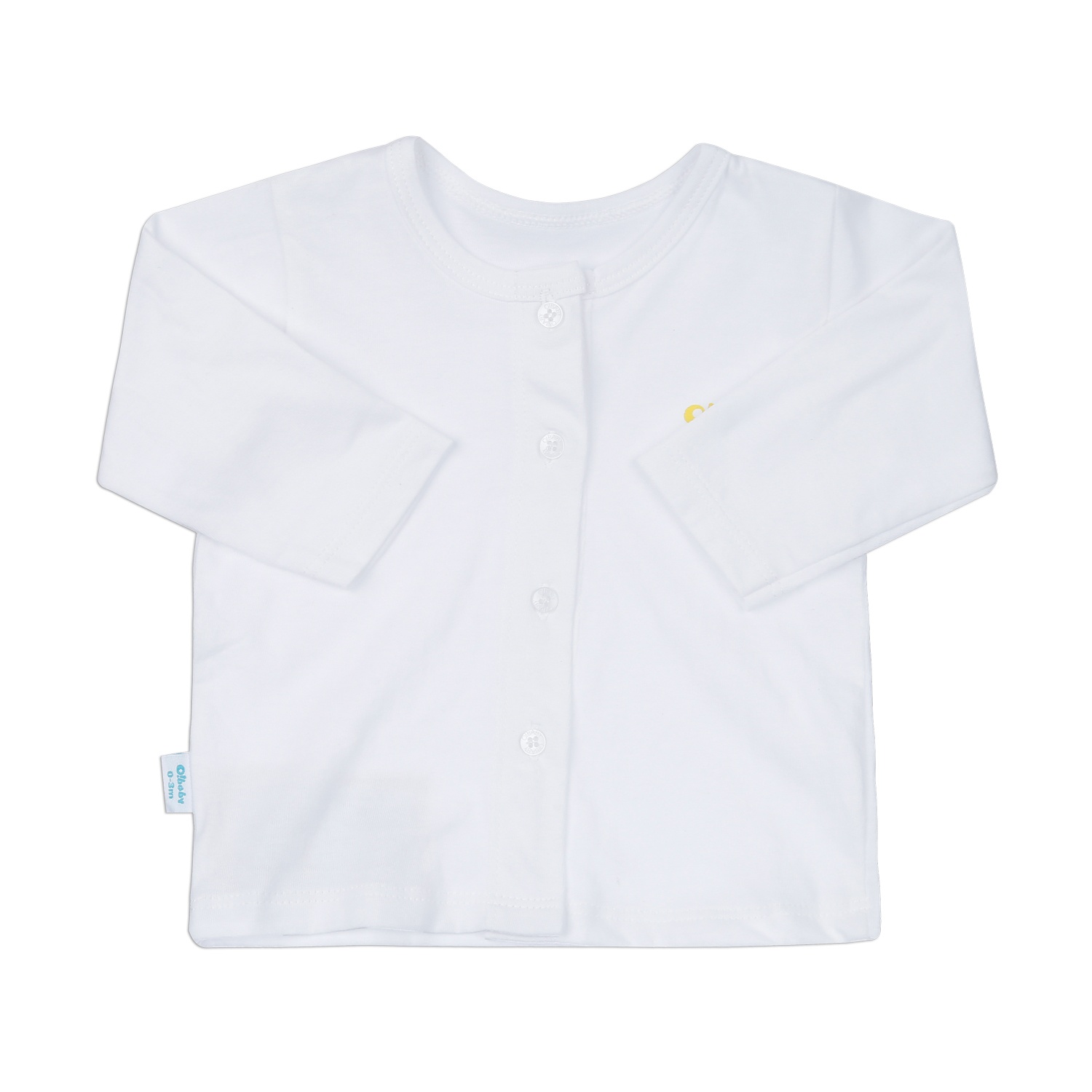 Bộ quần áo dài tay O!Baby DN23 (Trắng) hình 2