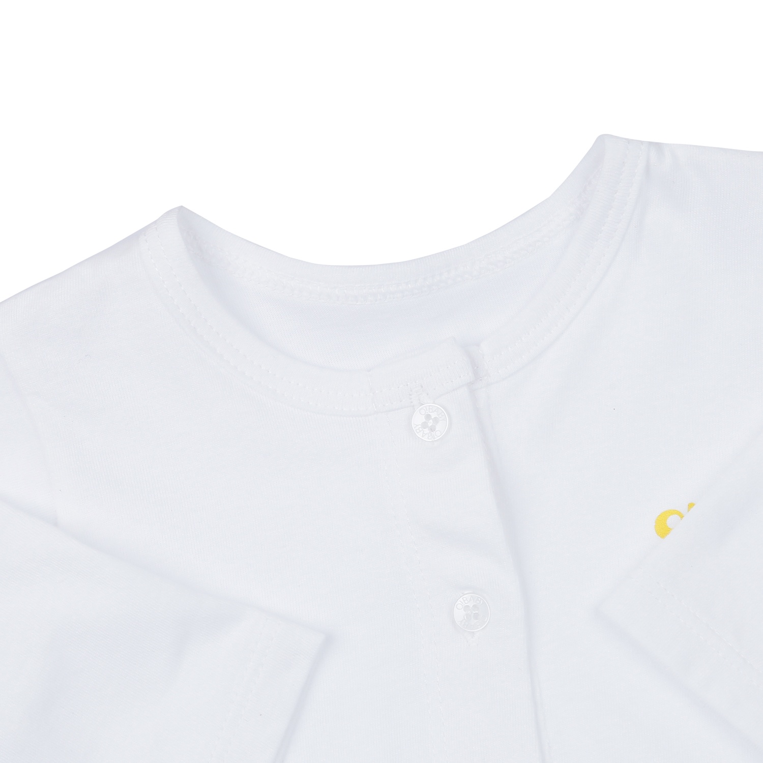 Bộ quần áo dài tay O!Baby DN23 (Trắng) hình 3