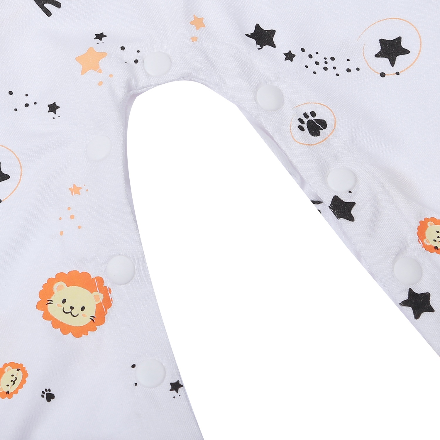 Body ba lỗ bé trai KidsPlaza in sư tử TT23H (Trắng)