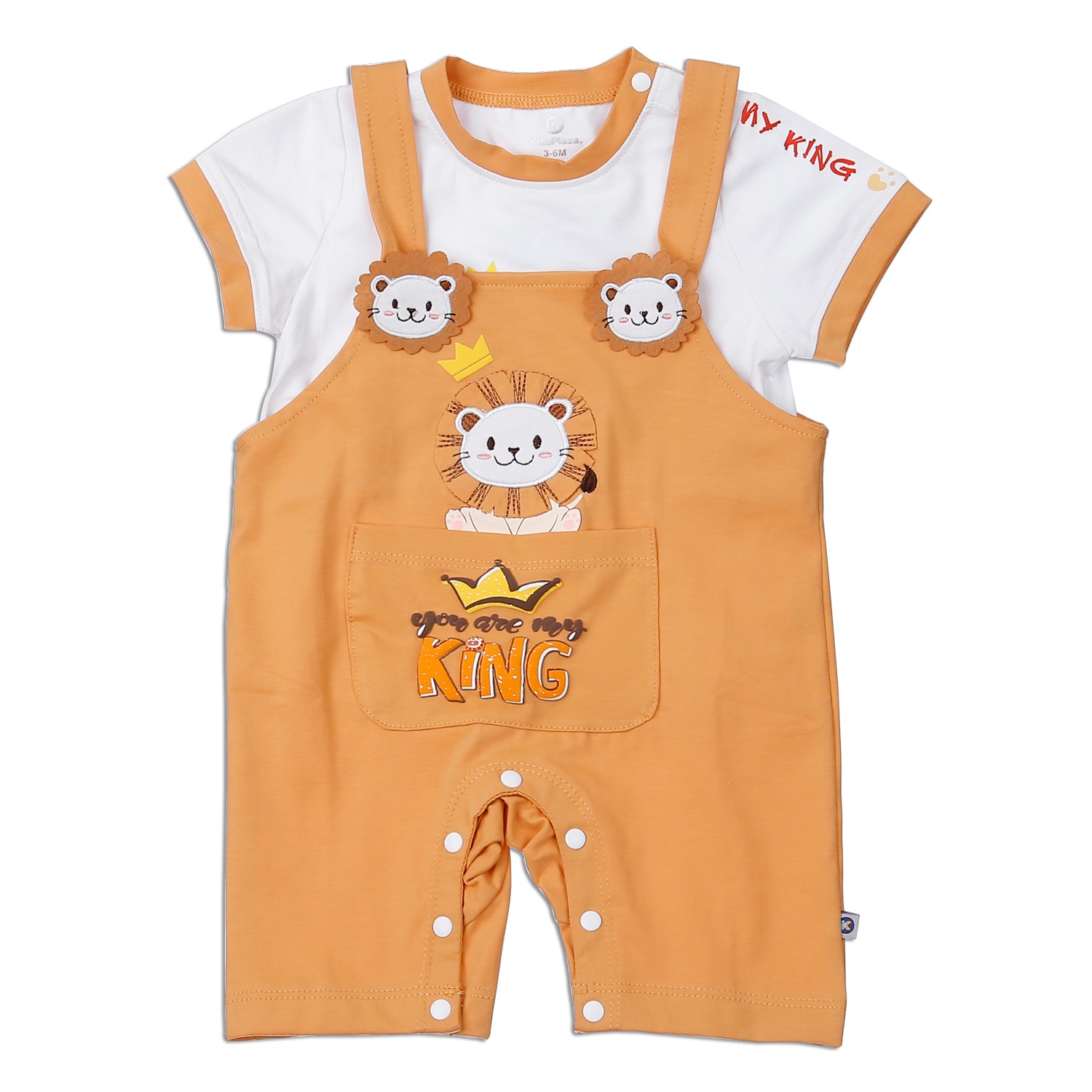 Body cộc tay bé trai KidsPlaza in sư tử TT23H