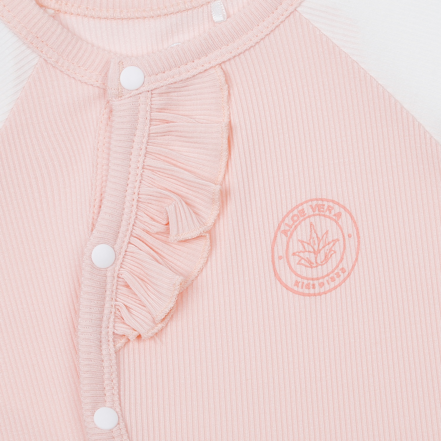 Body sơ sinh cộc tay KidsPlaza cài giữa fresh air ND23H (Hồng)