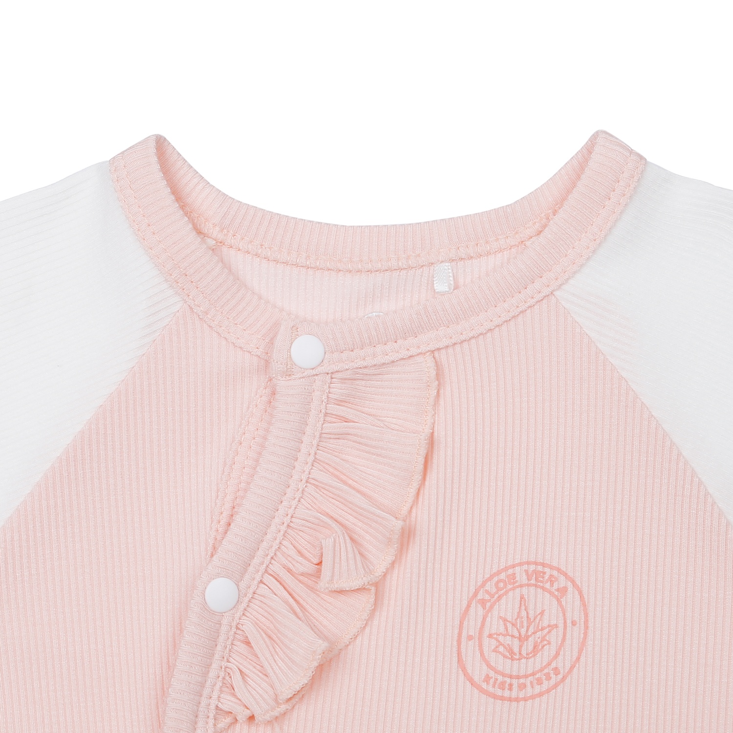 Body sơ sinh cộc tay KidsPlaza cài giữa fresh air ND23H (Hồng)