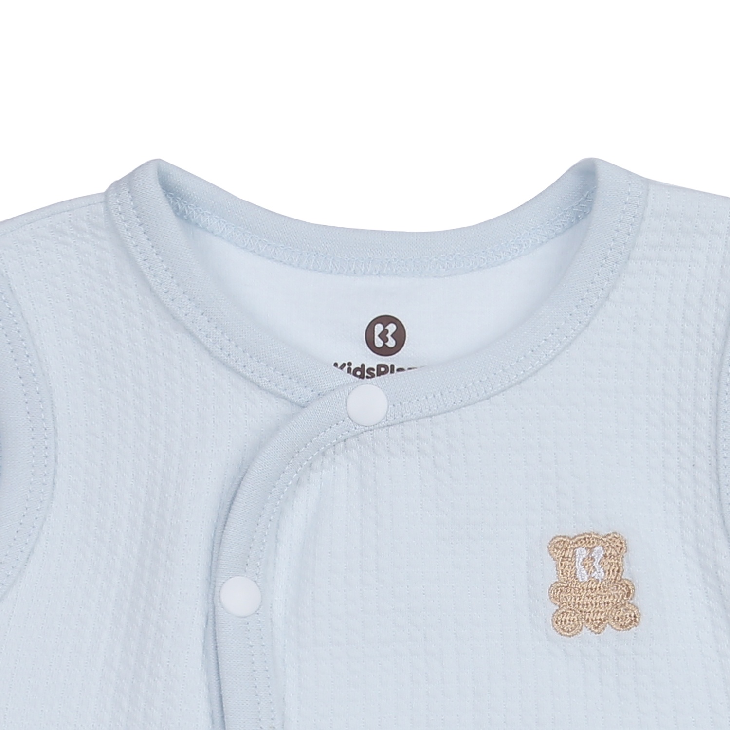 Áo gile cài chéo bé trai dệt zacka KidsPlaza M23D (Xanh)