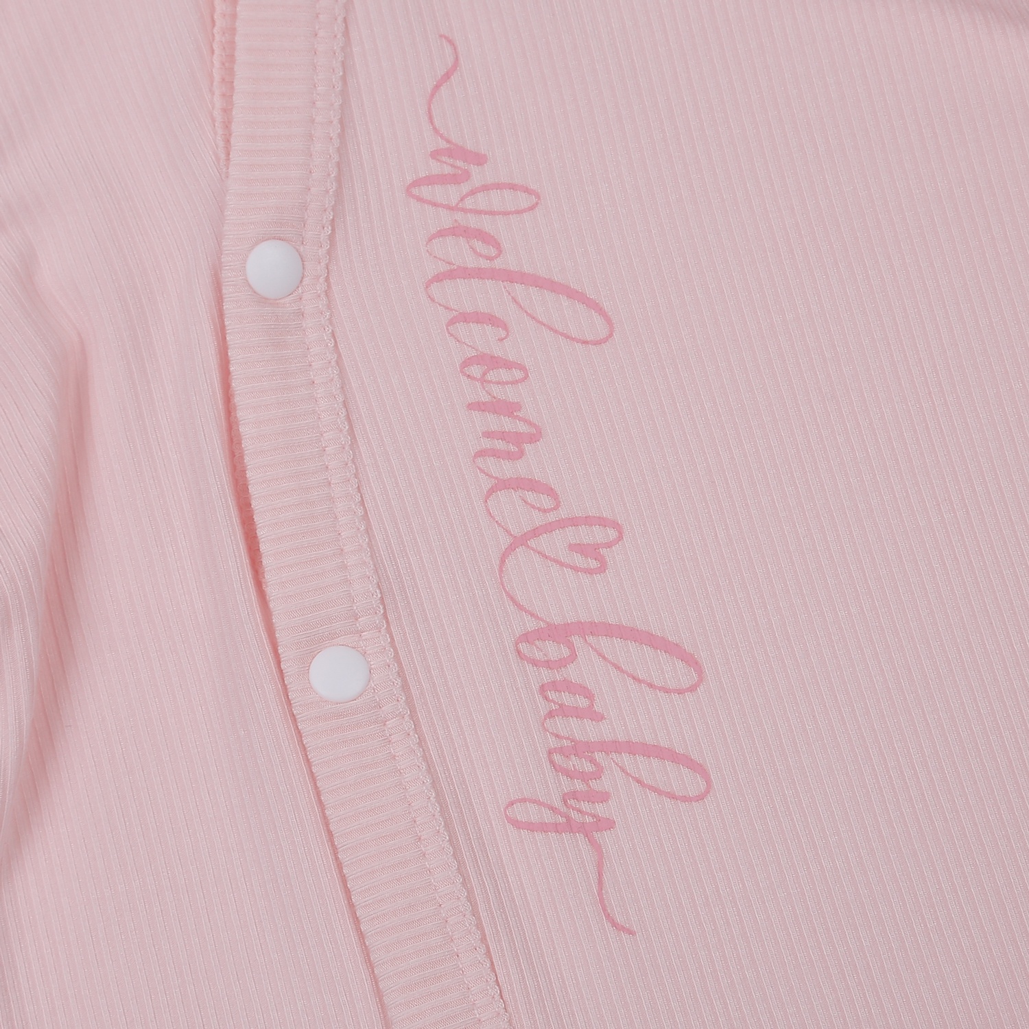 Body dài tay sơ sinh KidsPlaza kẻ tăm ND23T (Hồng)