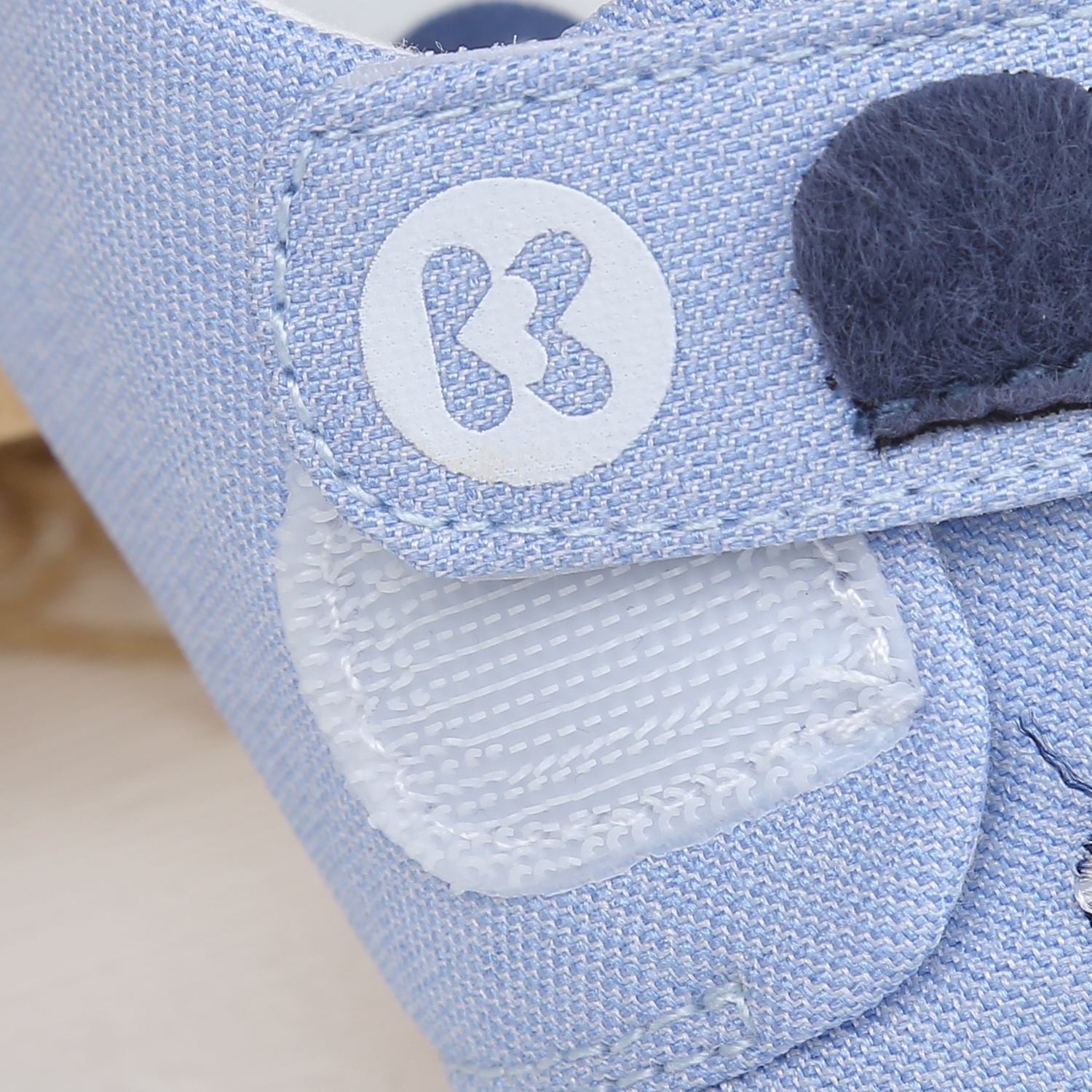 Giày tập đi KidsPlaza thêu sư tử 23K-S5 (Xanh) hình 4