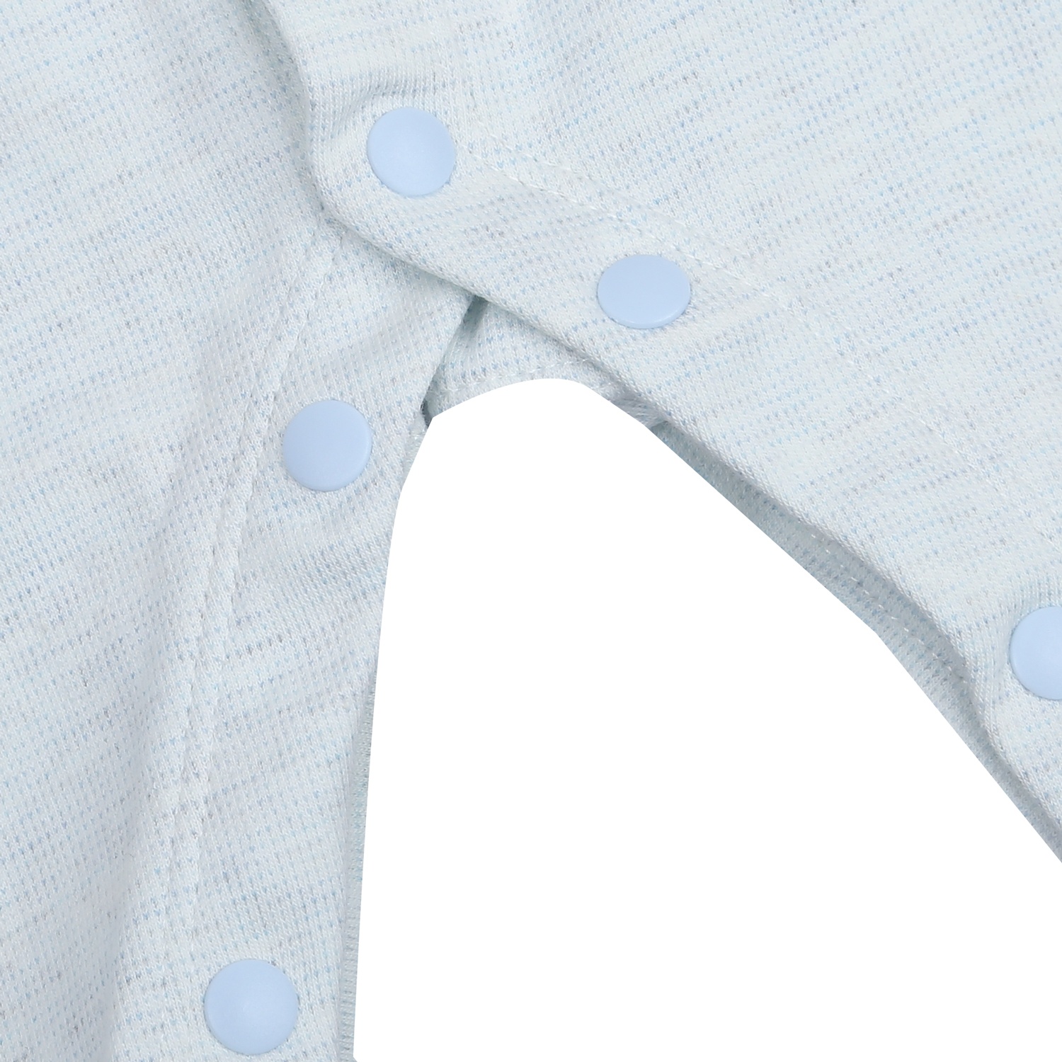 Bộ body dài tay bé trai KidsPlaza kẻ cà vạt HN23T (Trắng xanh)