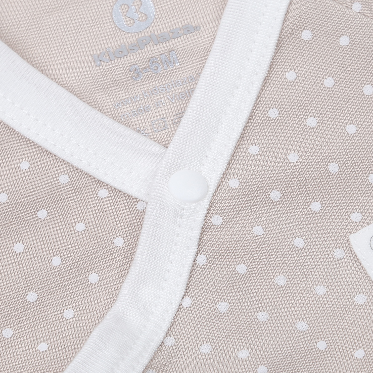 Bộ quần áo dài tay cài lệch Yukata KidsPlaza Otis ND23T (Be)  hình 5