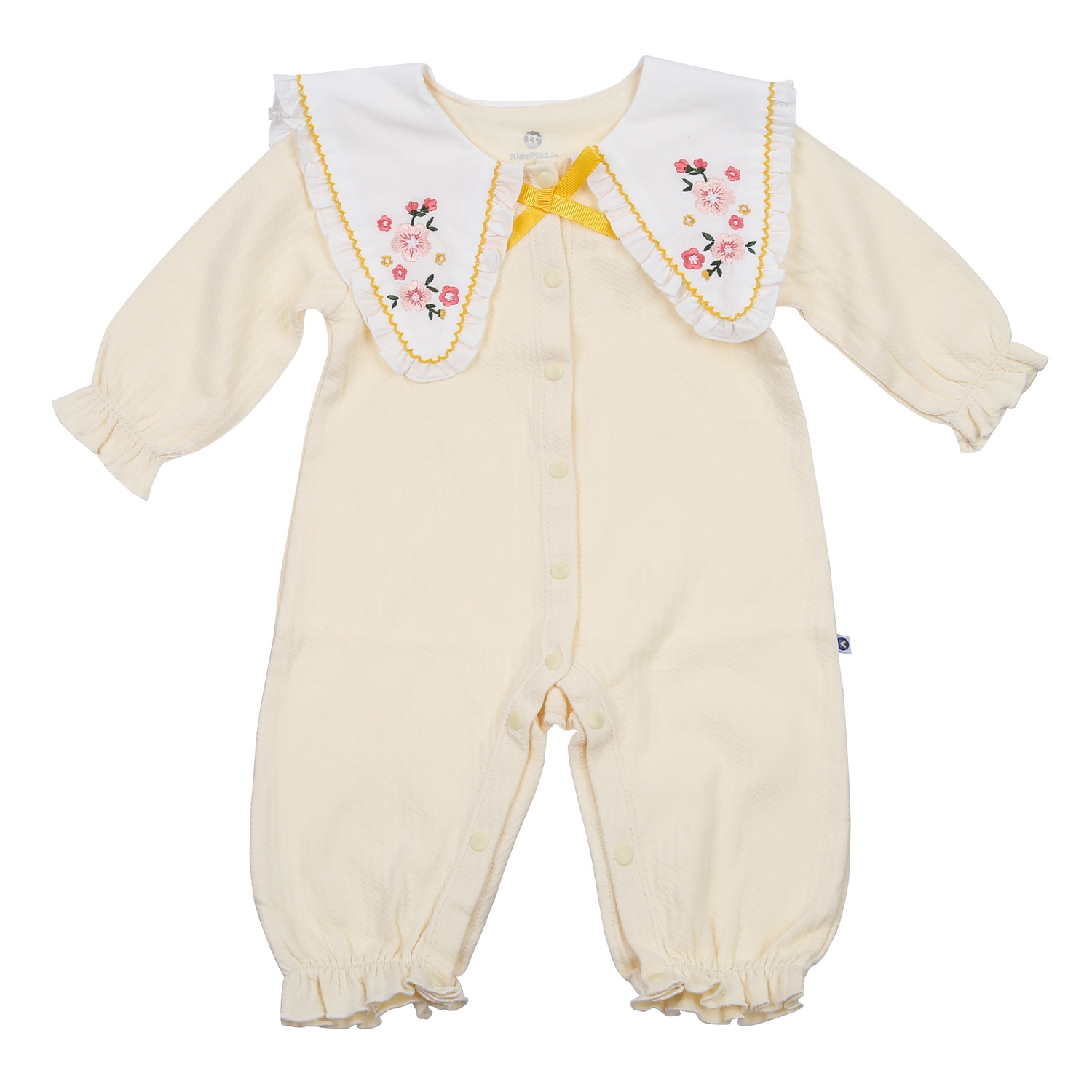 Body bé gái KidsPlaza cổ thêu hoa HN23T (Vàng)