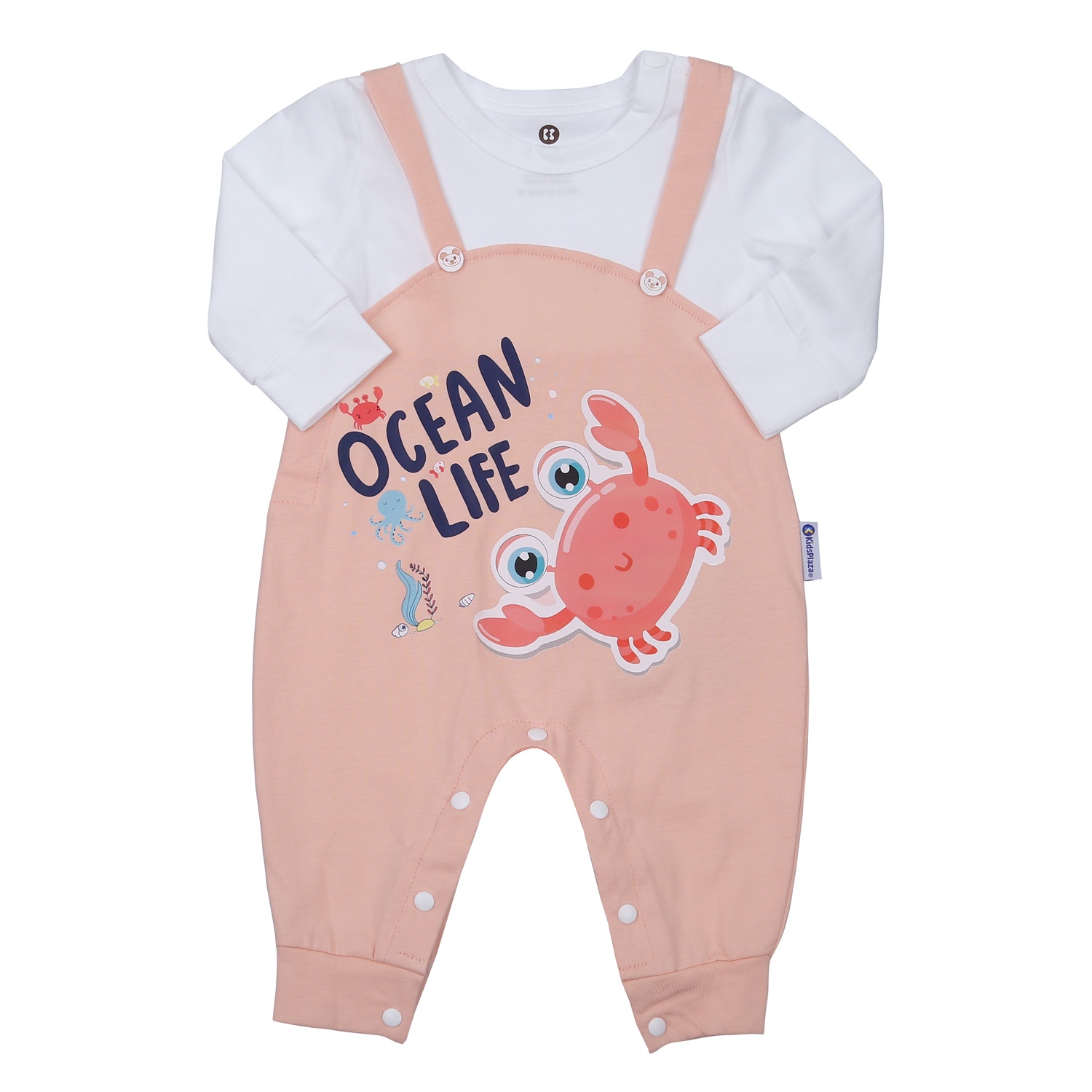 Body cho bé gái KidsPlaza in OceanLife M23D (Trắng hồng) 