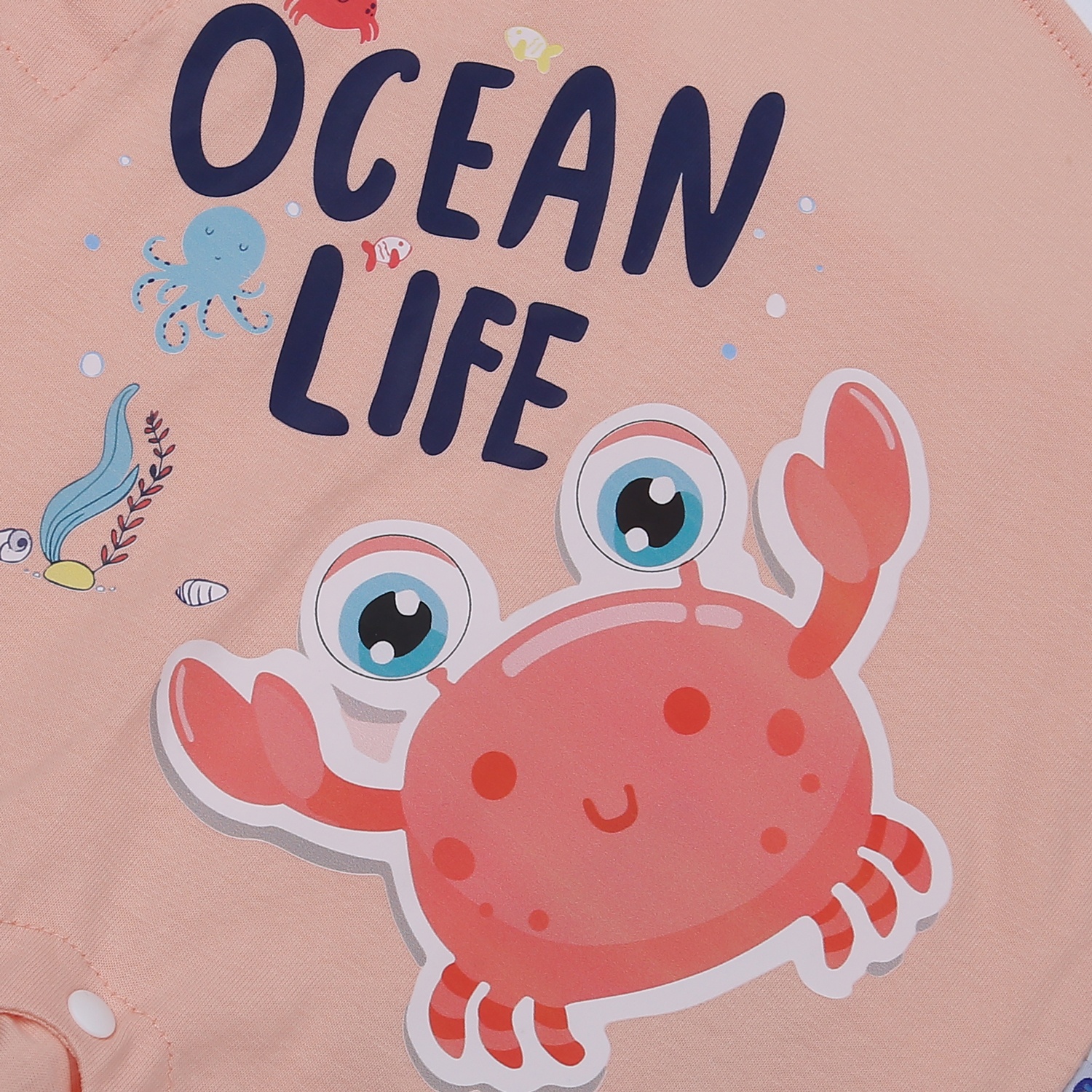 Body cho bé gái KidsPlaza in OceanLife M23D (Trắng hồng) 