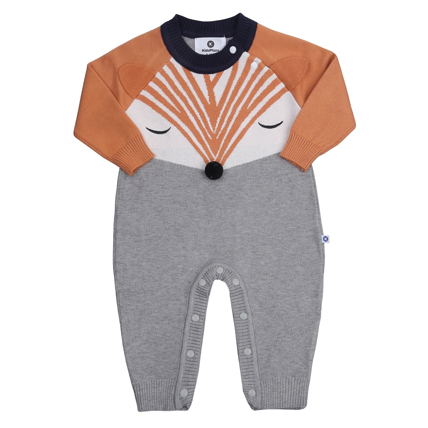 Body len dài tay bé trai KidsPlaza mắt cáo HN23D (Cam) 