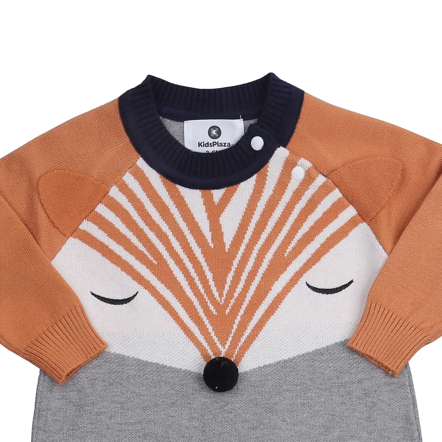 Body len dài tay bé trai KidsPlaza mắt cáo HN23D (Cam) 