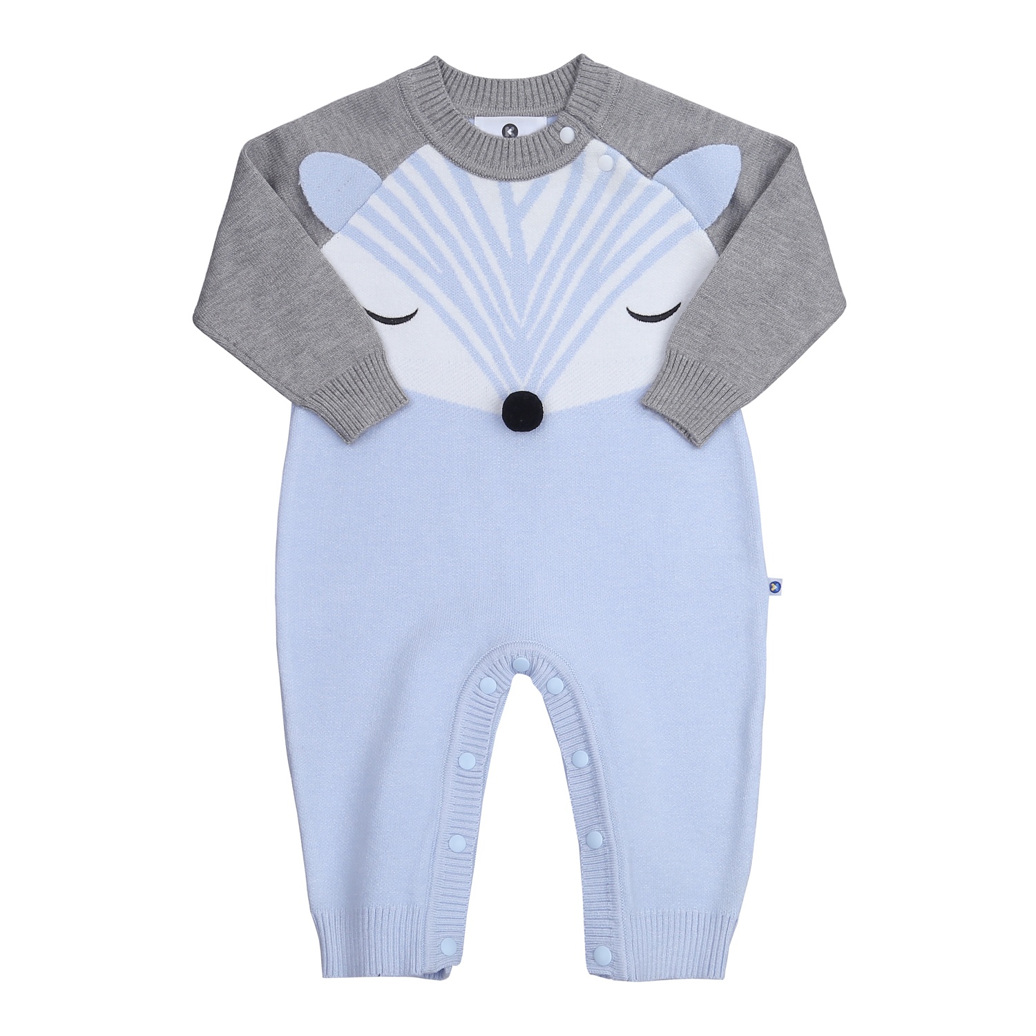 Body len dài tay bé trai KidsPlaza mắt cáo HN23D (Xanh)