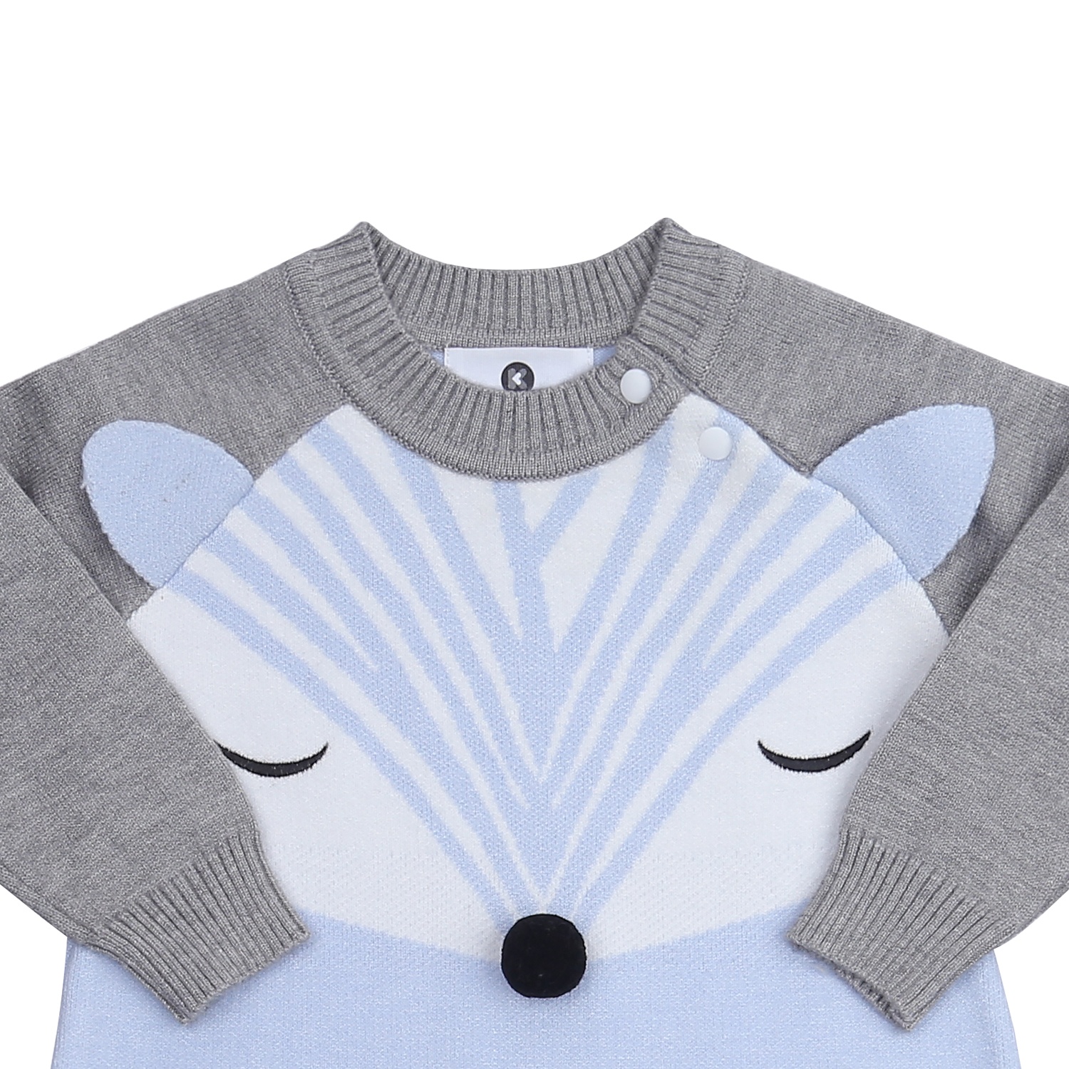 Body len dài tay bé trai KidsPlaza mắt cáo HN23D (Xanh)