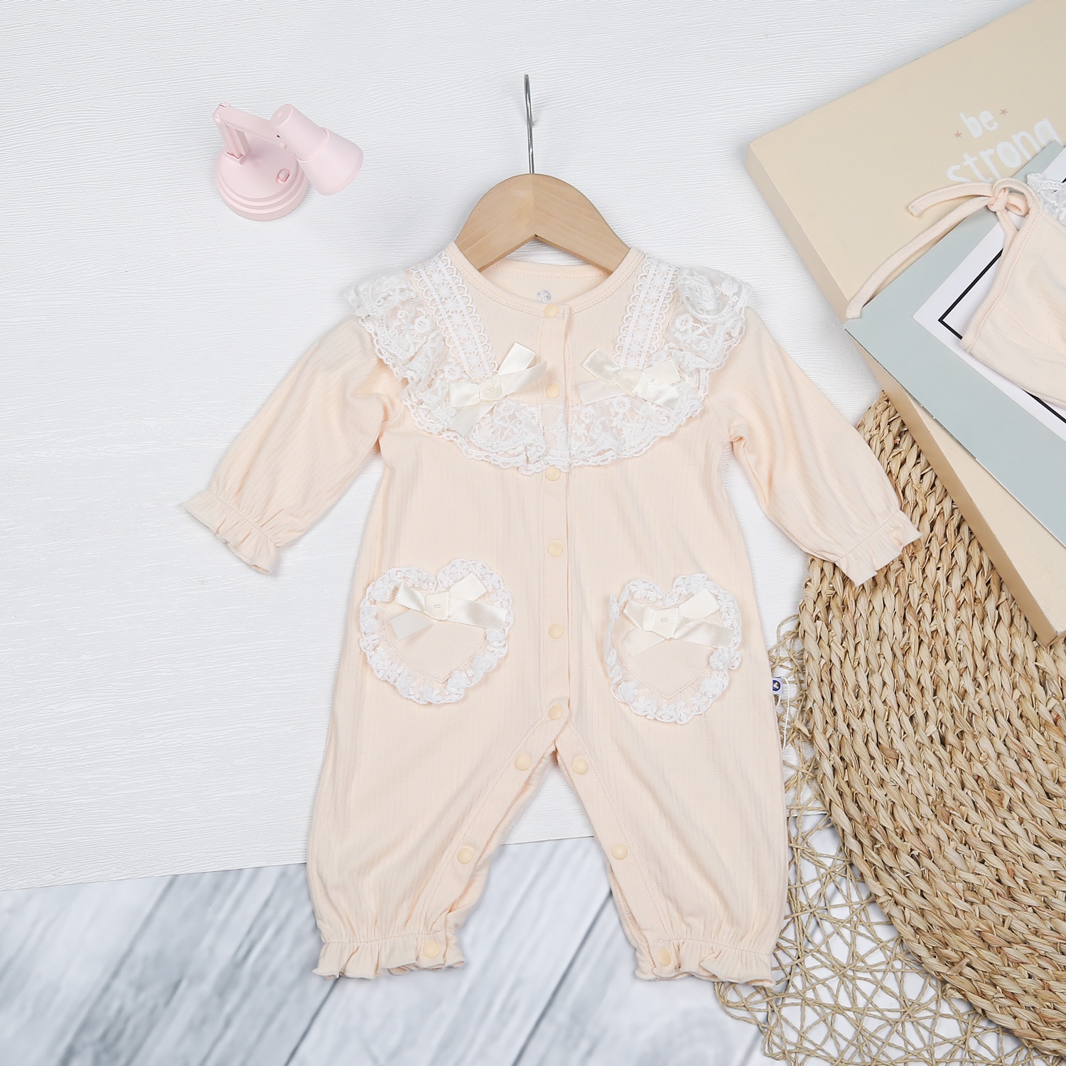 Set body bé gái KidsPlaza gắn nơ HN23T (Vàng)