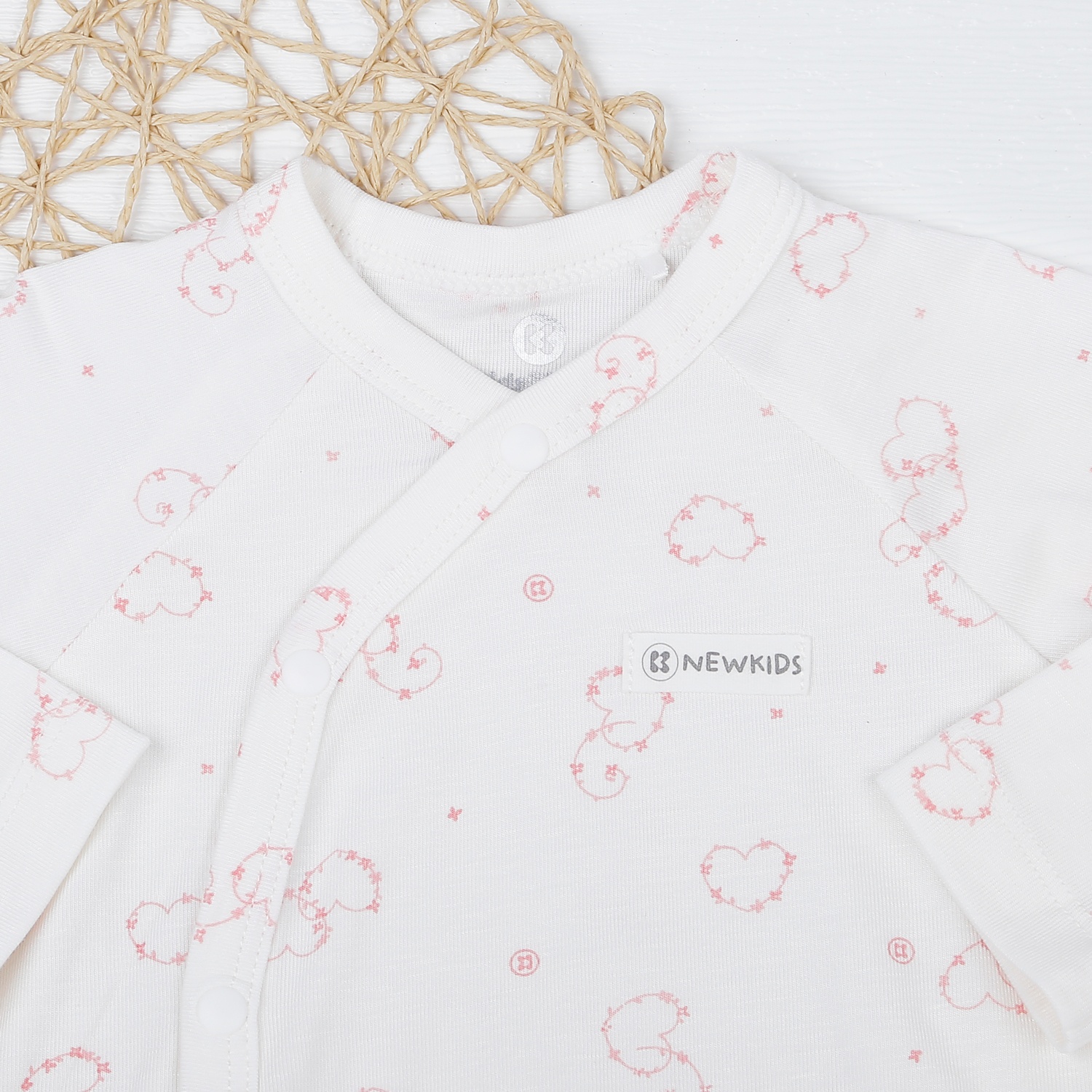 Bộ dài tay bé gái Otis trắng KidsPlaza ND22T hình 3