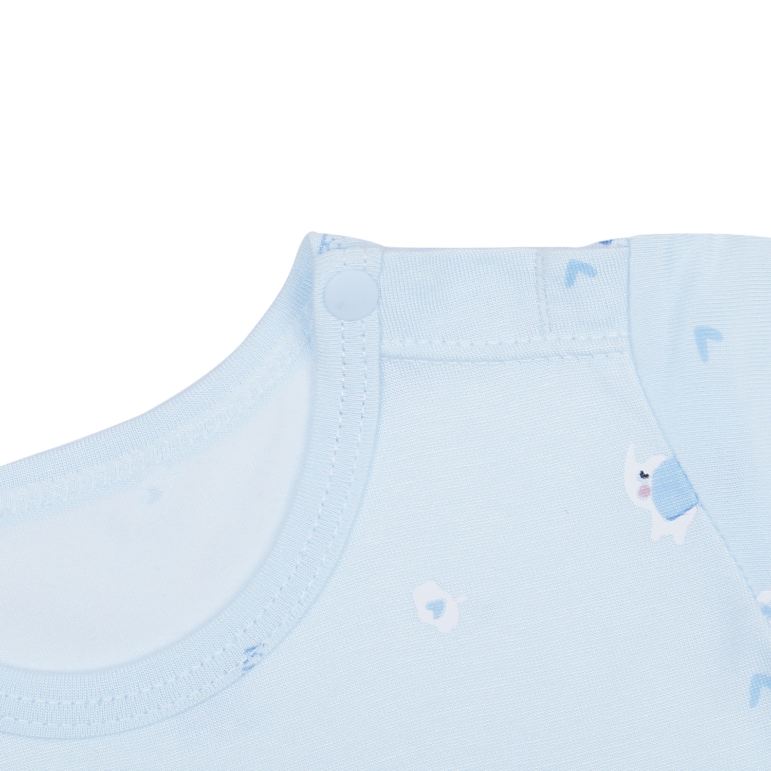 Bộ quần áo cộc tay bé trai KidsPlaza in cua biển M24H (Xanh) hình 4