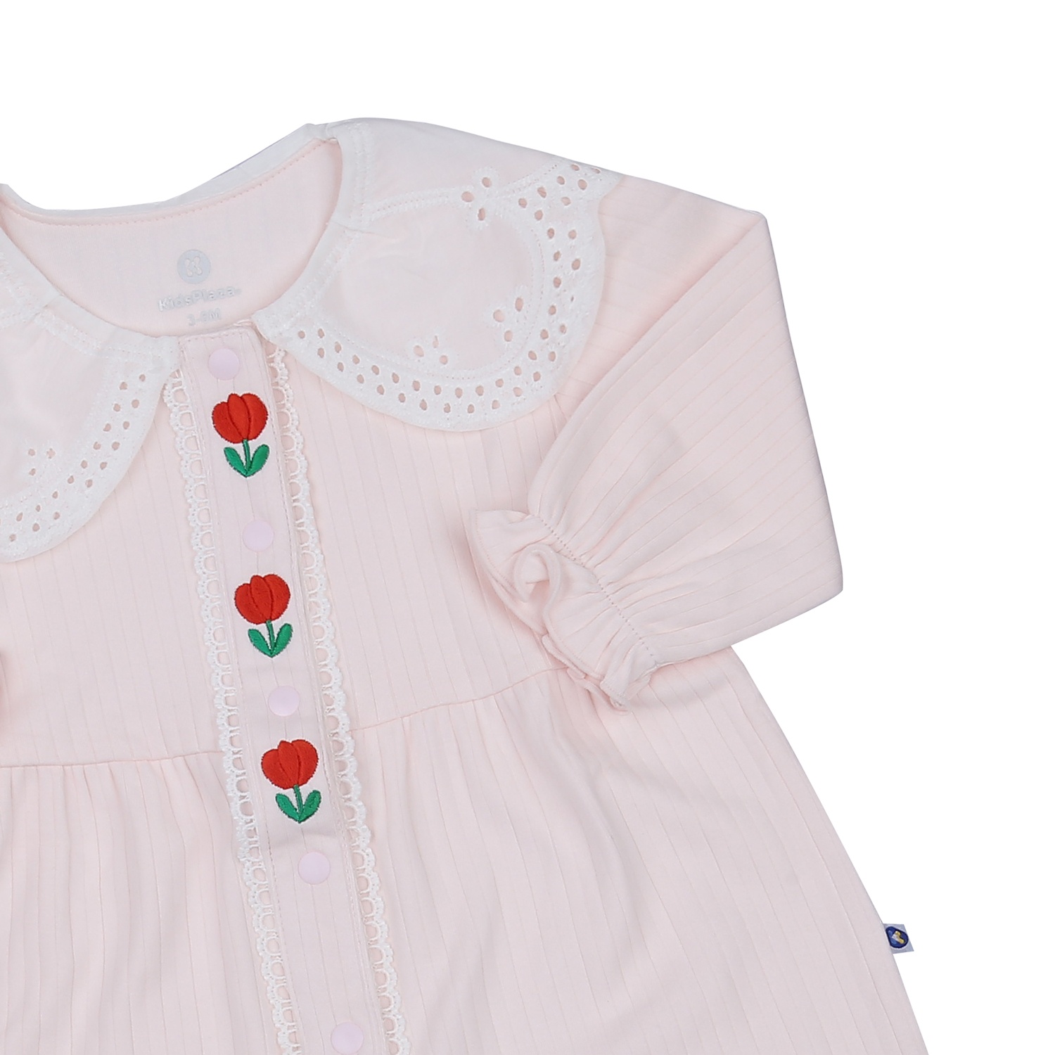 Body bé gái KidsPlaza cổ ren thêu hoa HN23T hình 3