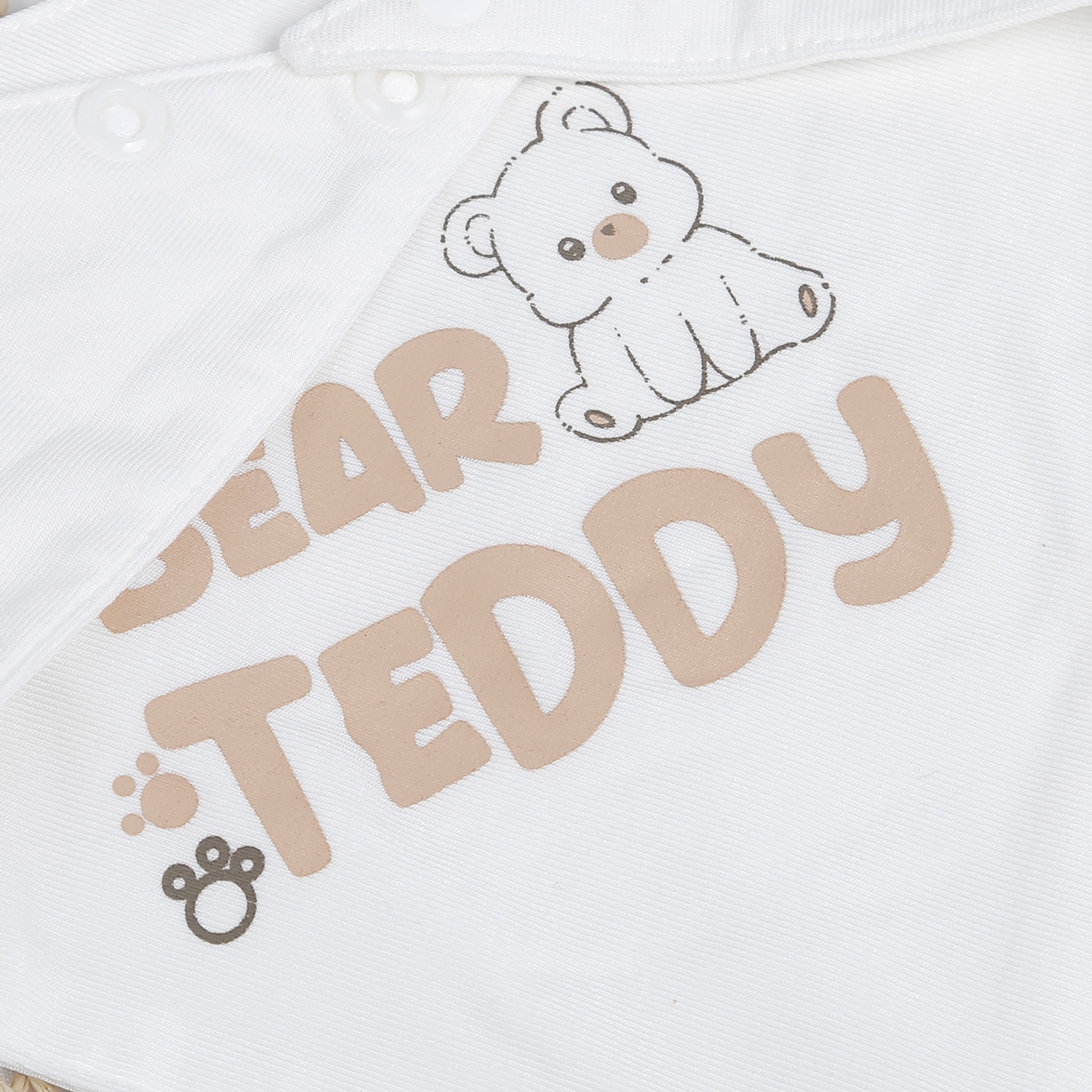 Set 2 yếm tam giác KidsPlaza Otis ND23T (Trắng)  hình 4