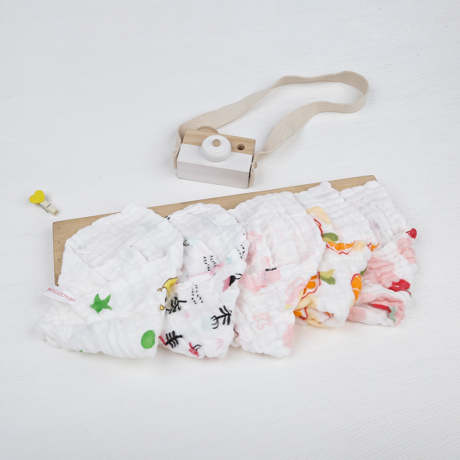 Set 5 khăn sữa in hình 6 lớp AC hình 1