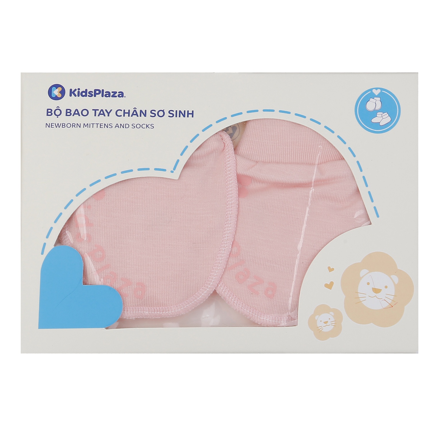 Set bao tay chân KidsPlaza TM24 (Hồng) hình 1