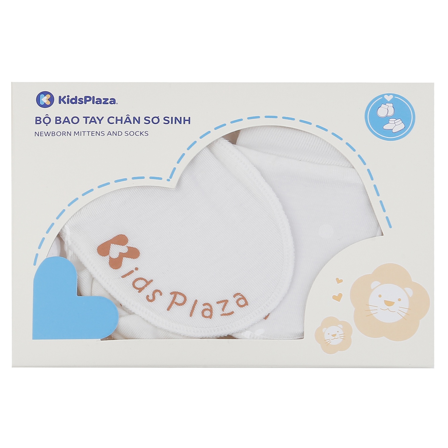 Set bao tay chân KidsPlaza TM24 (Trắng)