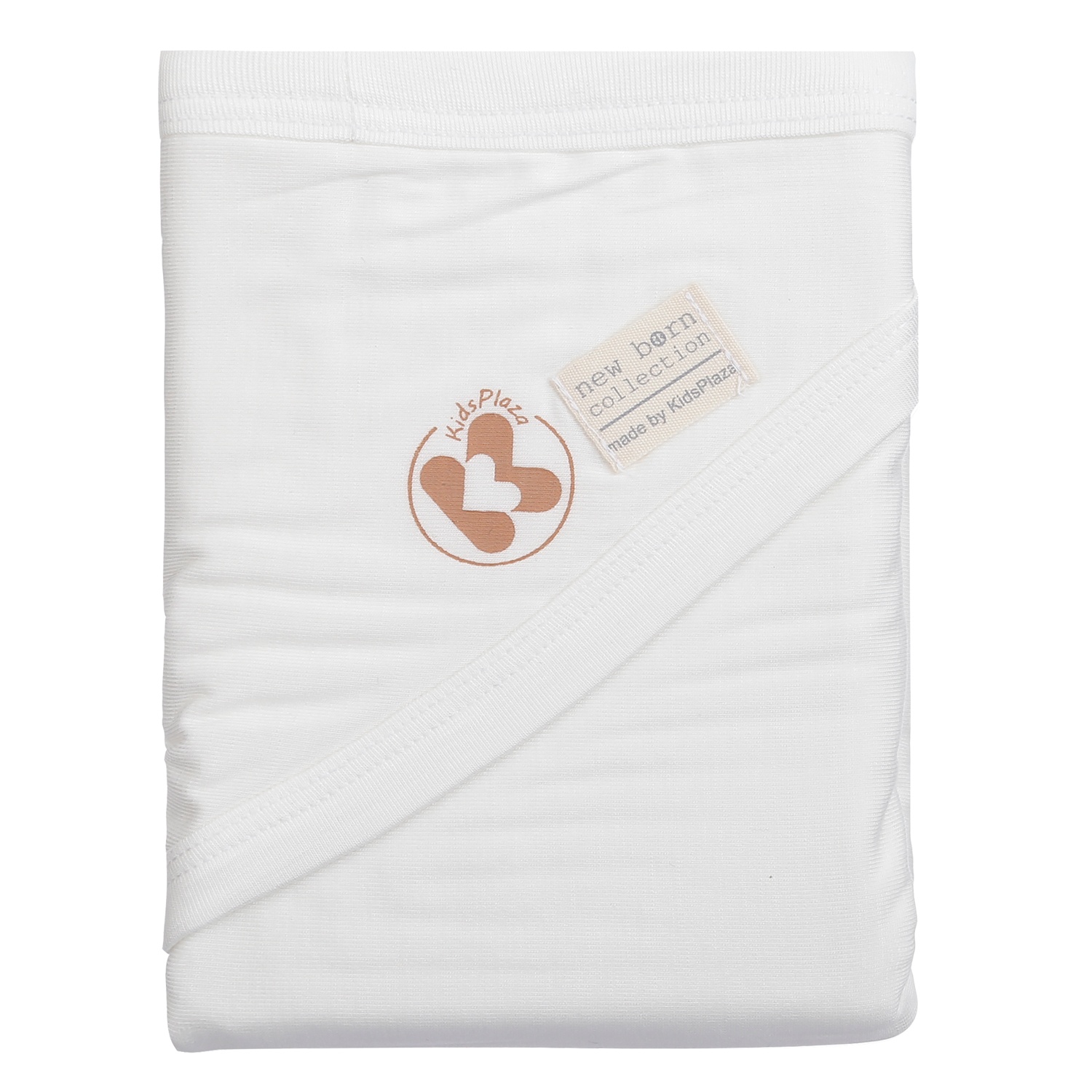 Chăn ủ 1 lớp KidsPlaza có mũ TM24 (Trắng) hình 2
