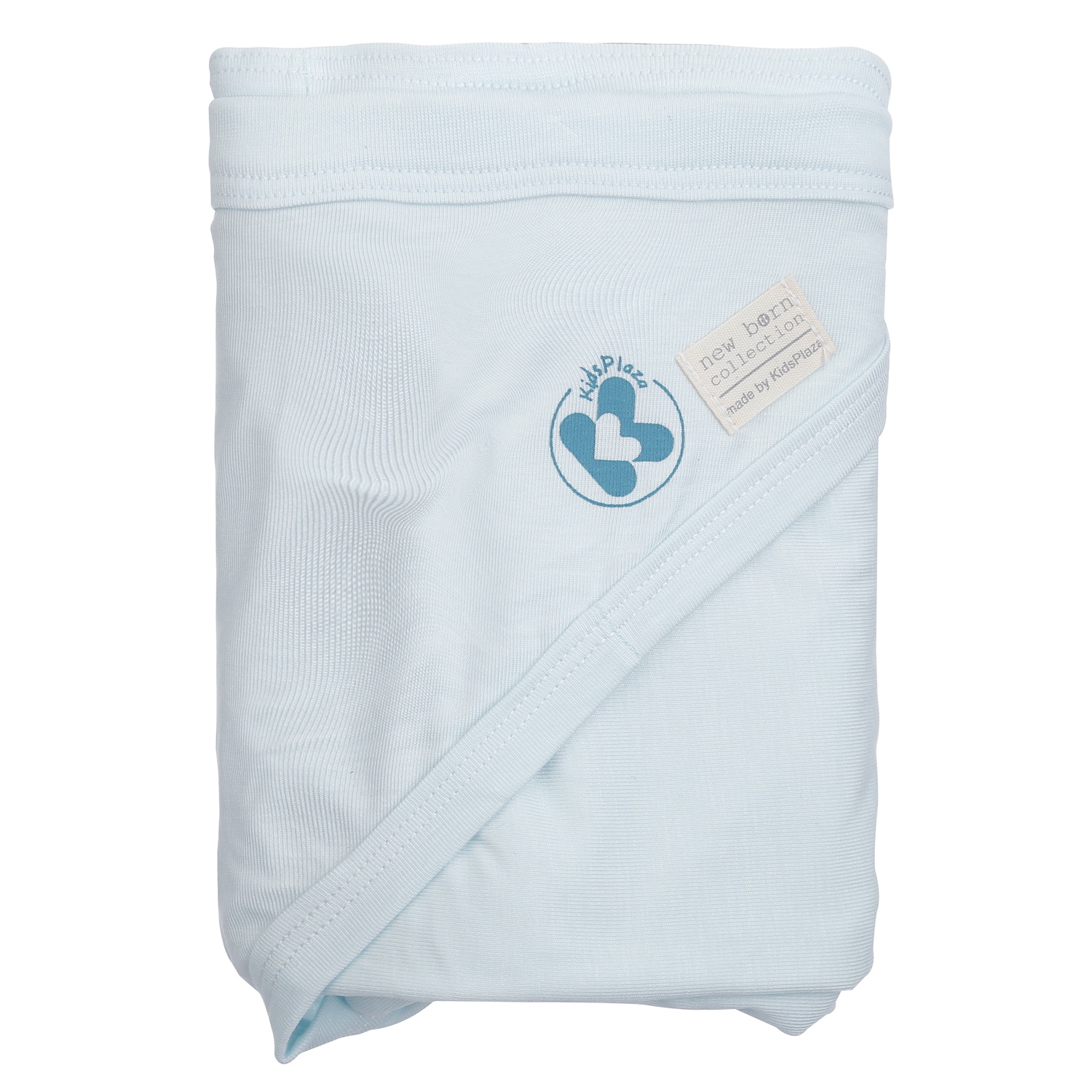 Chăn ủ 1 lớp KidsPlaza có mũ TM24 ( Xanh nhạt) hình 2