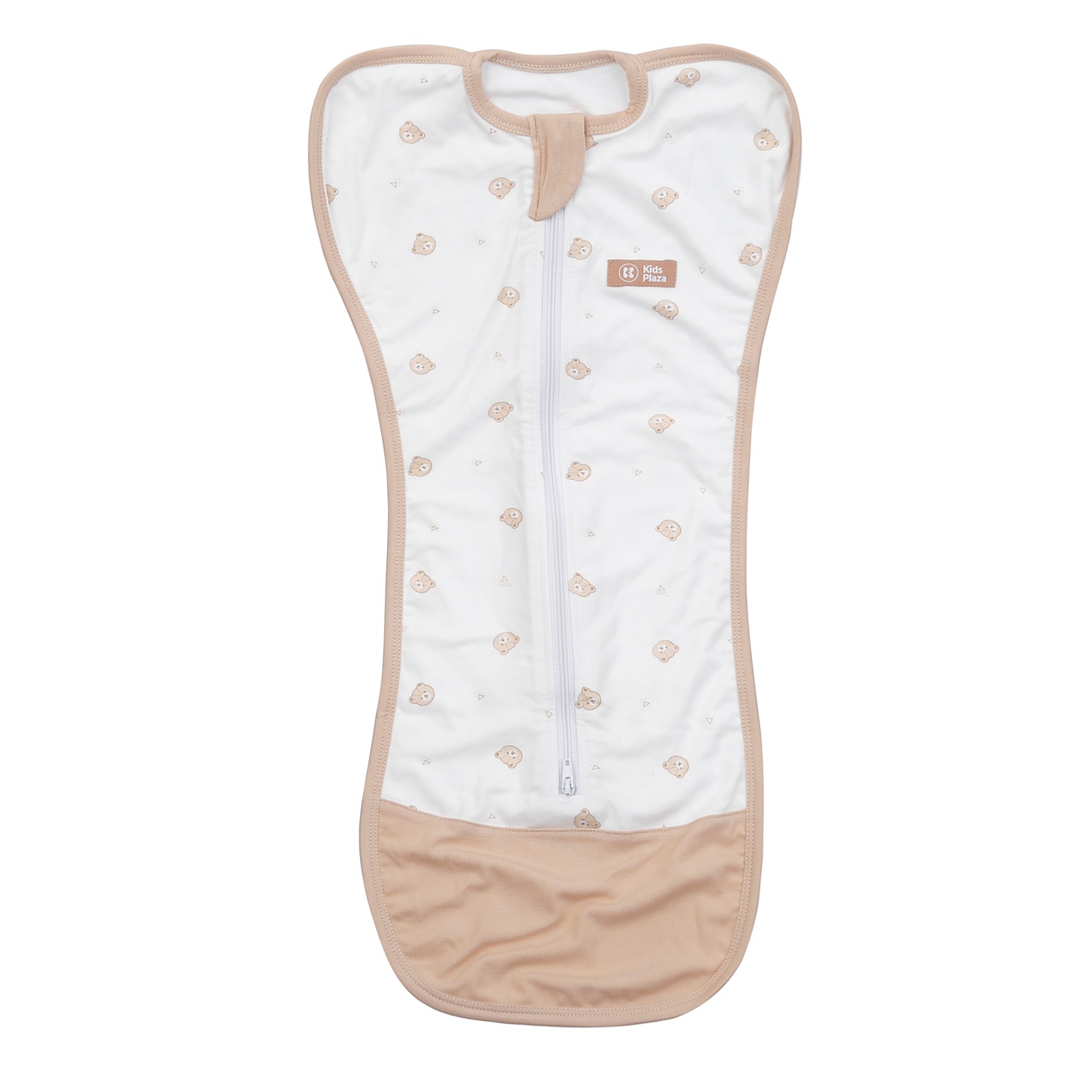 Ủ kén cho bé KidsPlaza Otis in gấu ND24T (Trắng nâu)