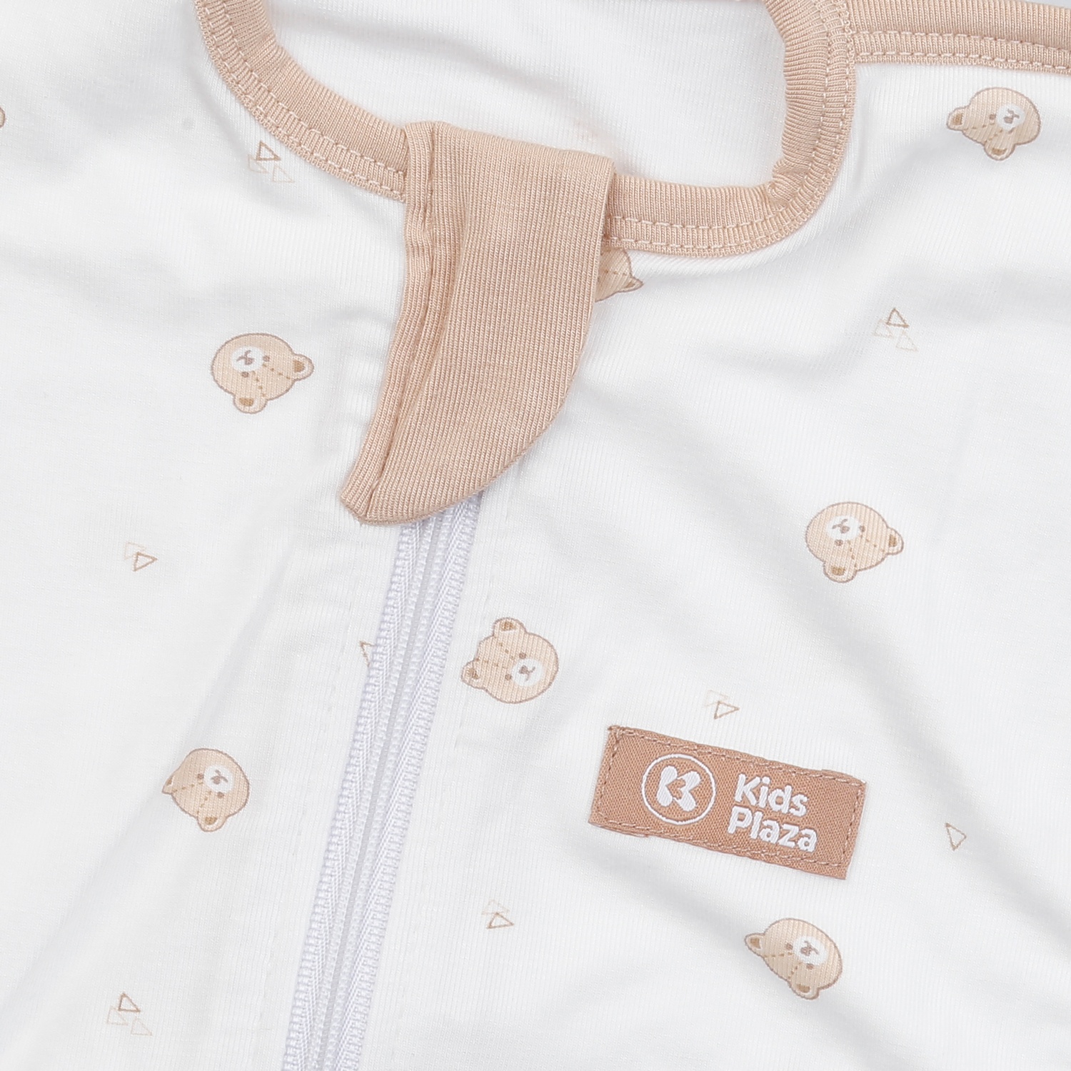 Ủ kén cho bé KidsPlaza Otis in gấu ND24T (Trắng nâu)